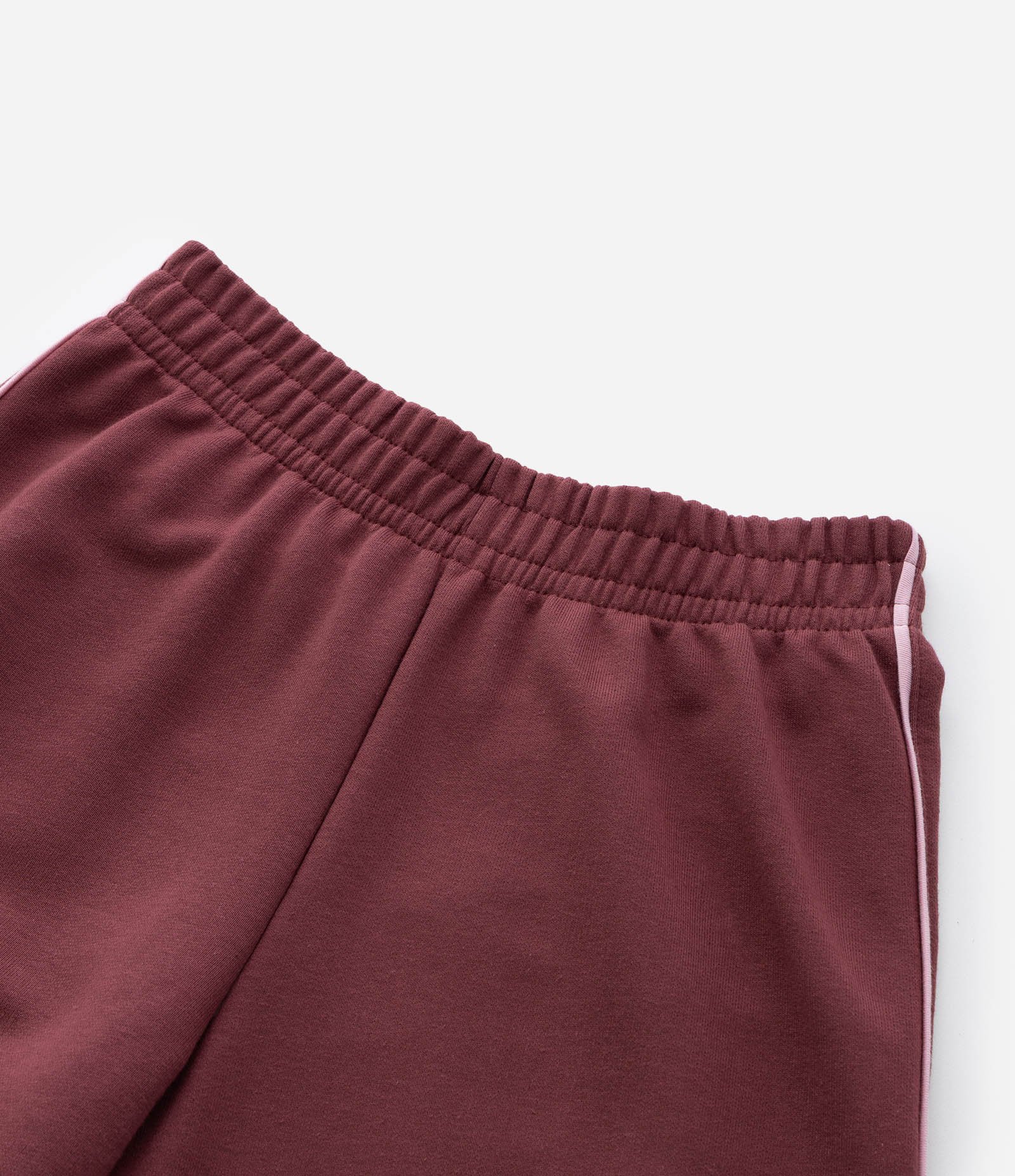 Calça Wide Leg Infantil com Viés Contrastante - Tam 5 a 14 Anos Vermelho 4
