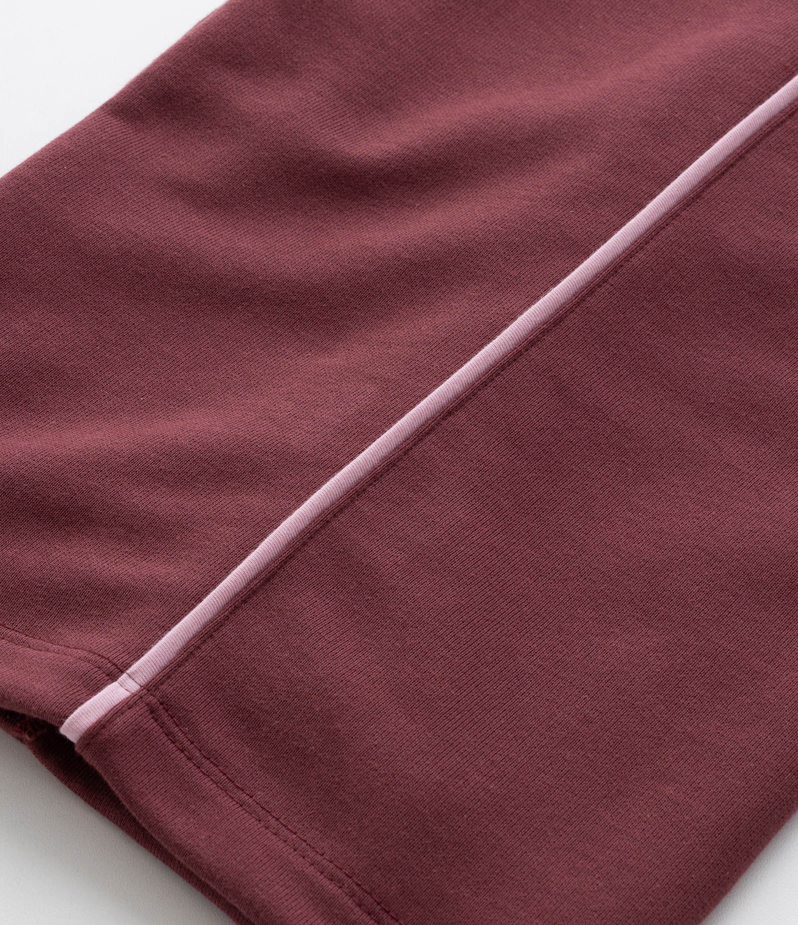 Calça Wide Leg Infantil com Viés Contrastante - Tam 5 a 14 Anos Vermelho 5