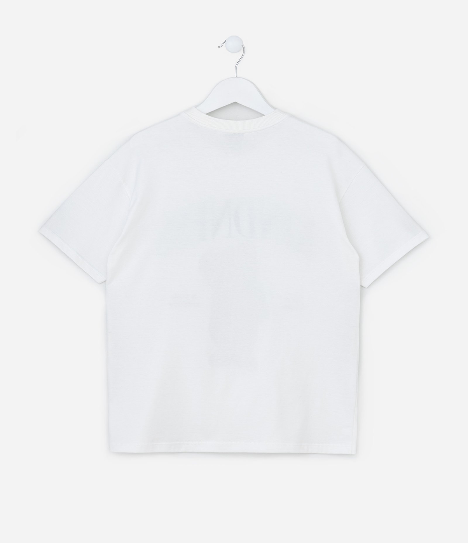 Camiseta Infantil com Estampa Urso Kindness - Tam 5 a 14 Anos Branco 2