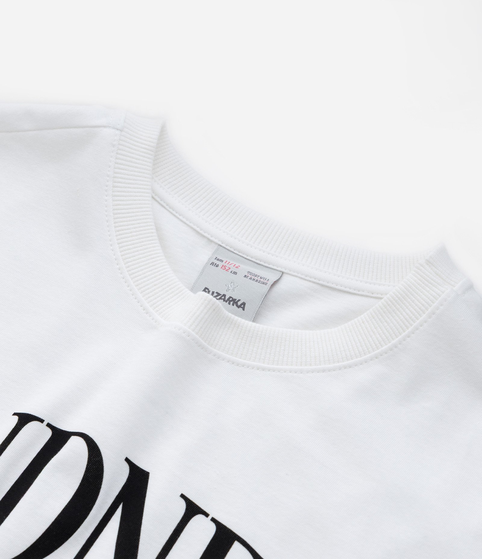 Camiseta Infantil com Estampa Urso Kindness - Tam 5 a 14 Anos Branco 3