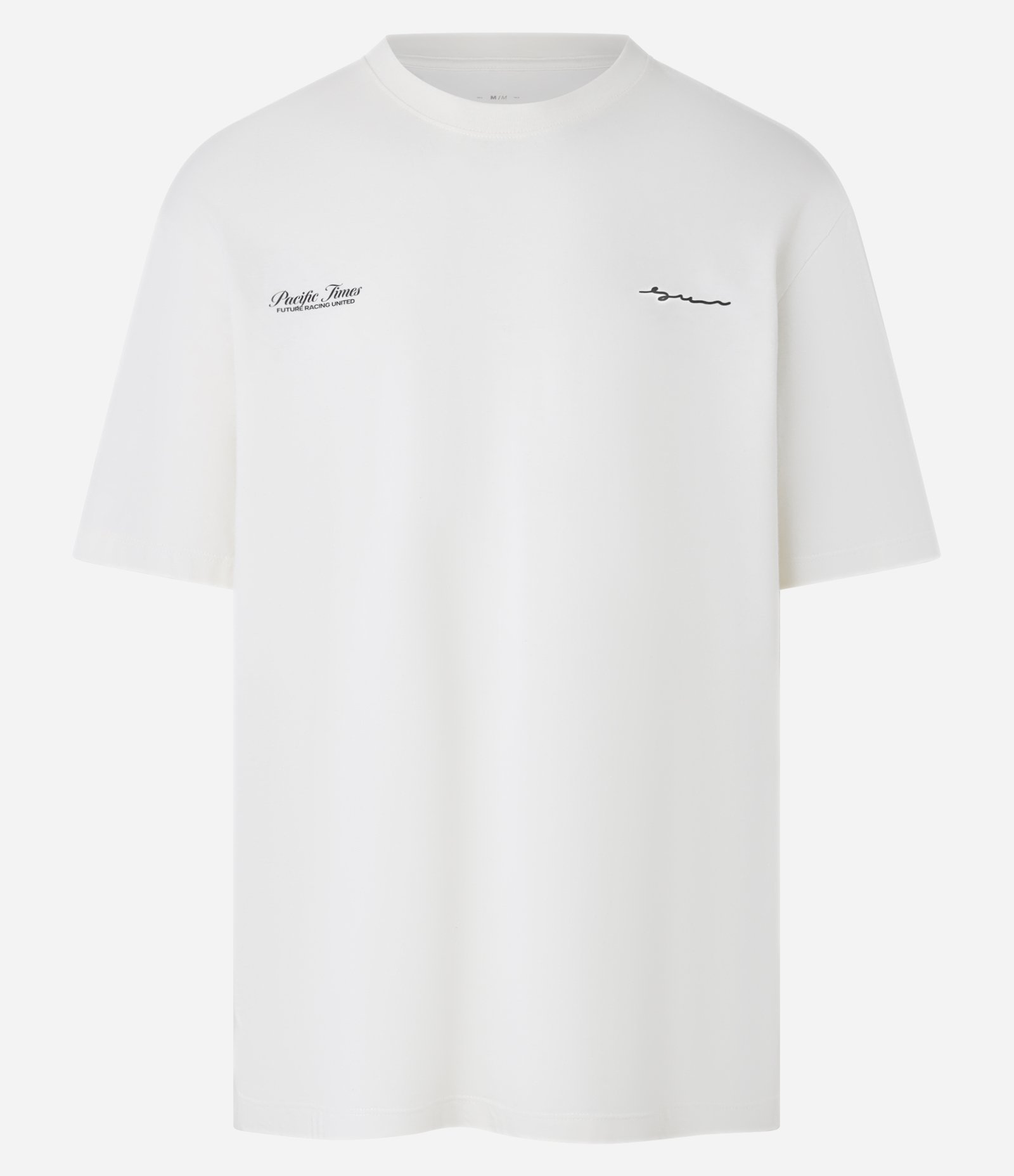 Camiseta Relaxed em Algodão com Estampa Photoprint de Carro Branco 1