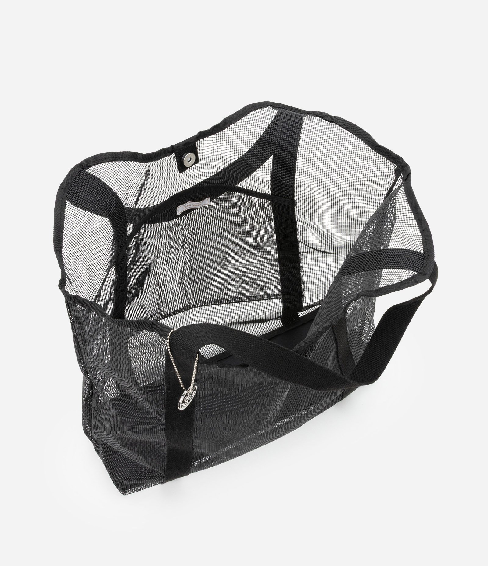 Bolsa de Praia Mediana em Tela Preto 5