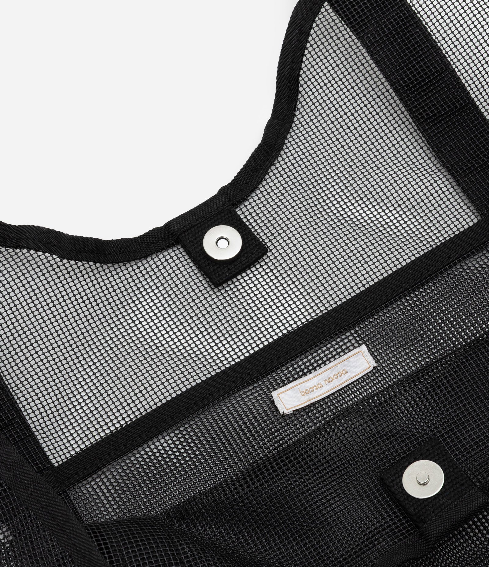 Bolsa de Praia Mediana em Tela Preto 6