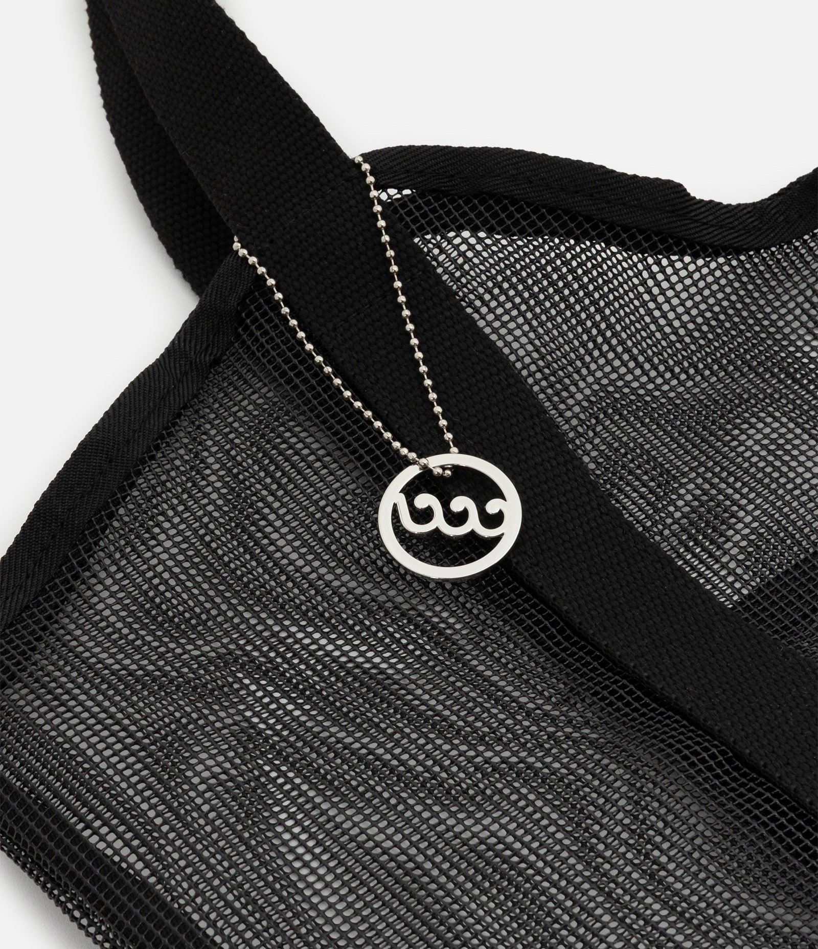 Bolsa de Praia Mediana em Tela Preto 7