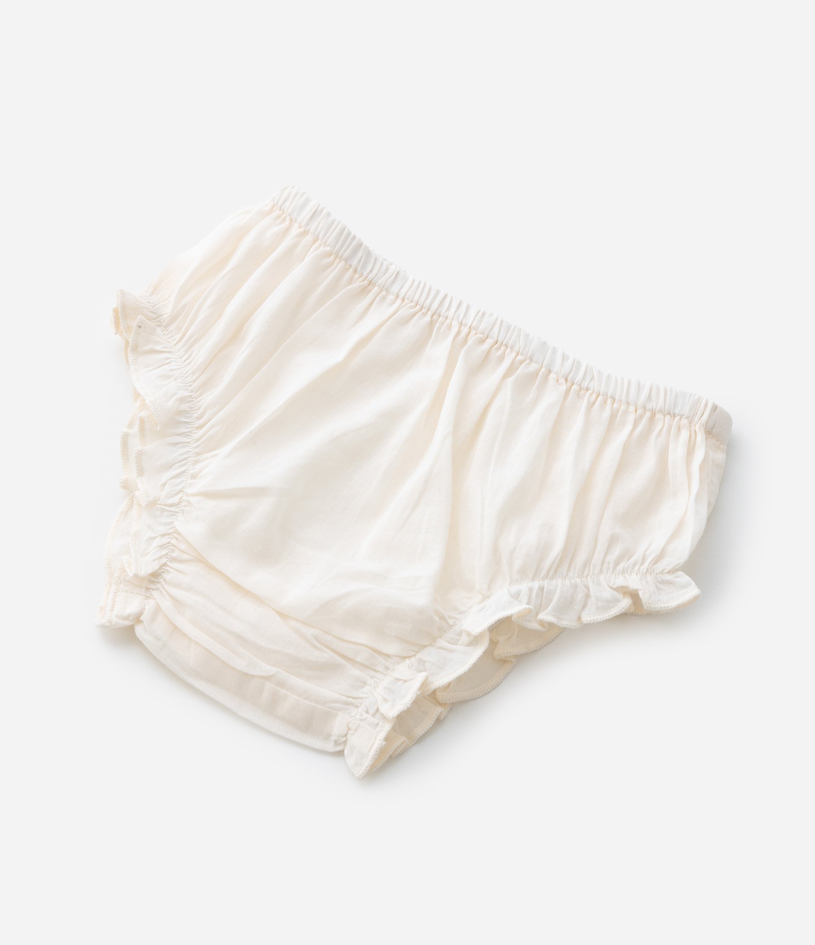 Vestido Infantil em Tricoline com Estampa Floral e Calcinha - Tam 3 a 18 Meses Bege 11