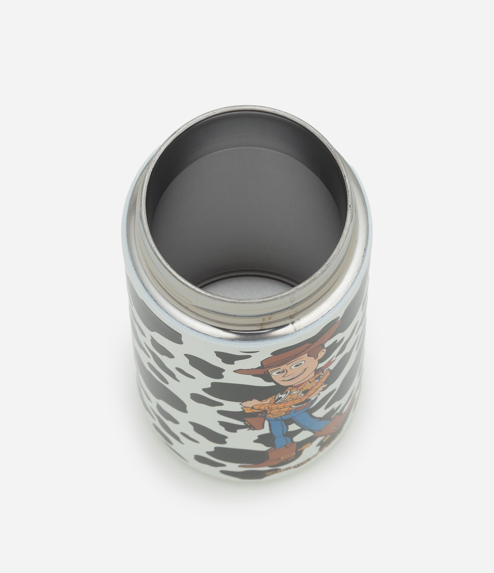 Garrafa Térmica em Metal com Tampa Botão e Estampa Woody 450ml Multicores 3