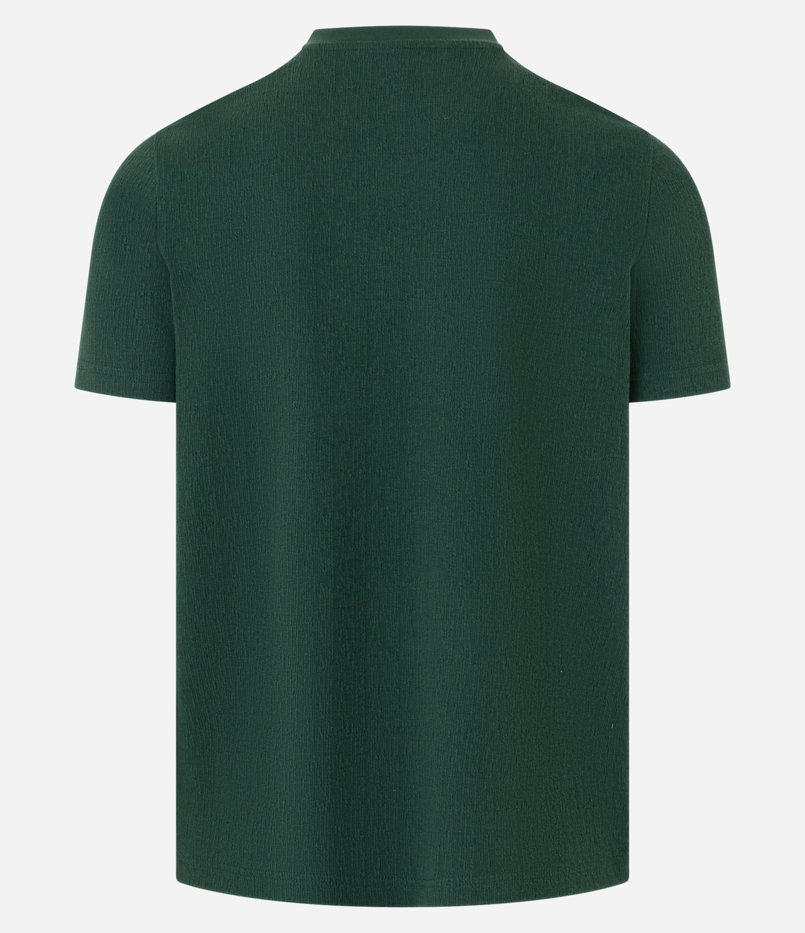 Camiseta Slim em Algodão Texturizada Verde 8