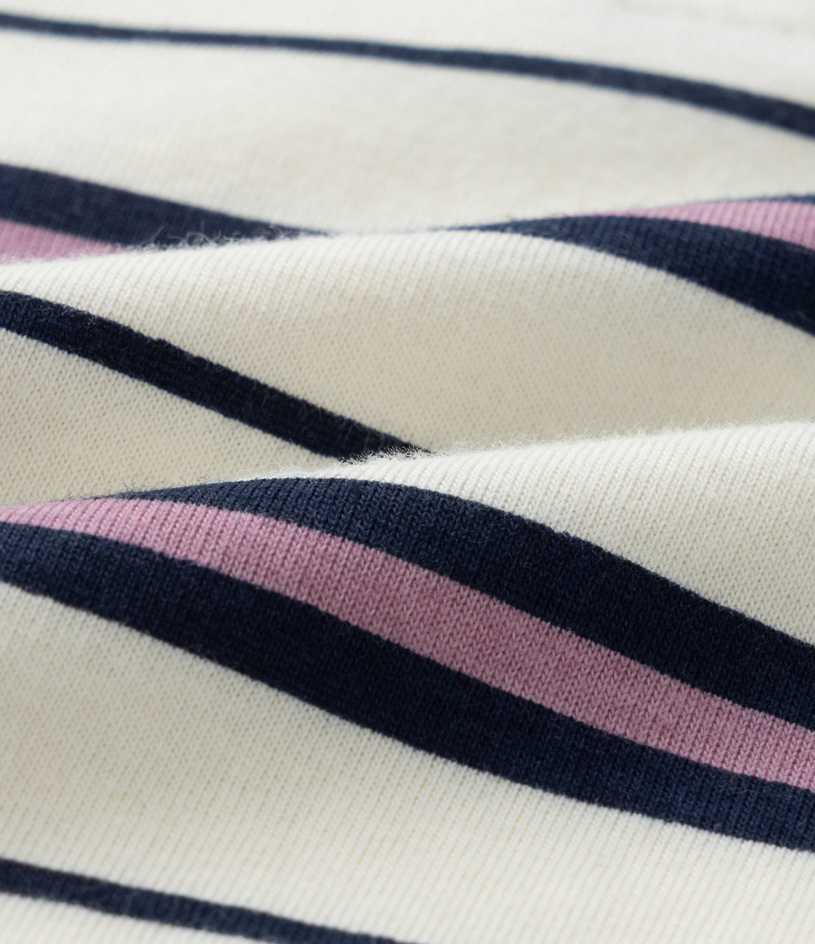 Blusa Infantil com Bordado Coração e Listras - Tam 1 a 6 Anos Bege 3