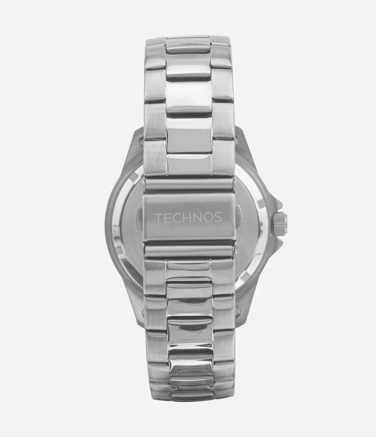 Relógio Analógico Masculino Technos Prata 3