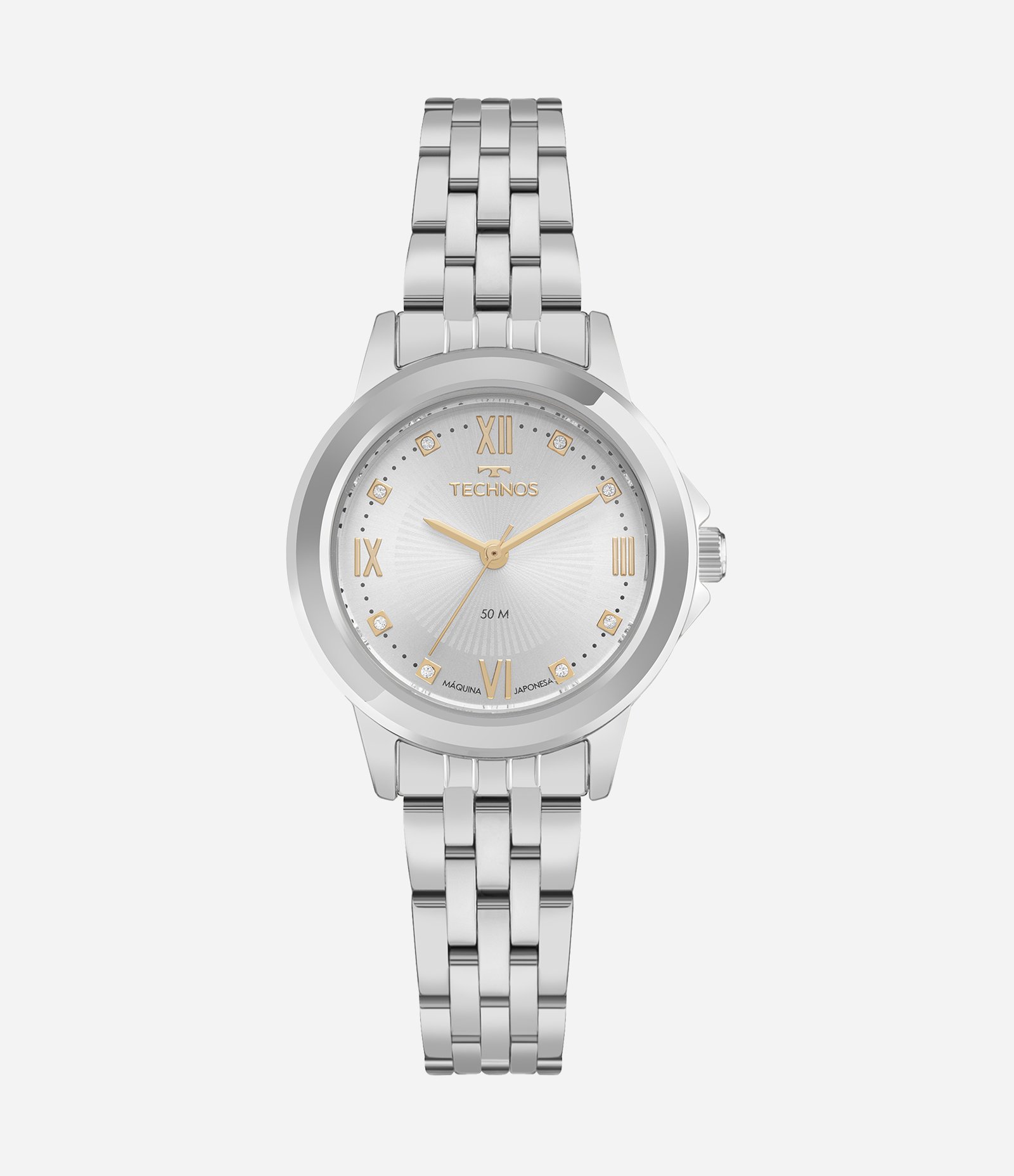 Relógio Analógico Feminino Technos Prata 1