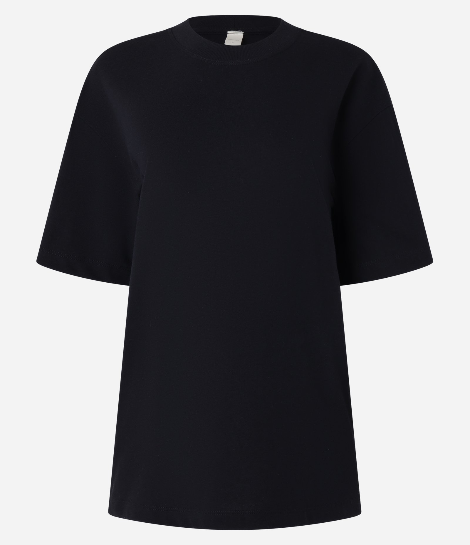 Camiseta Básica Relaxed em Malhão Preto 5