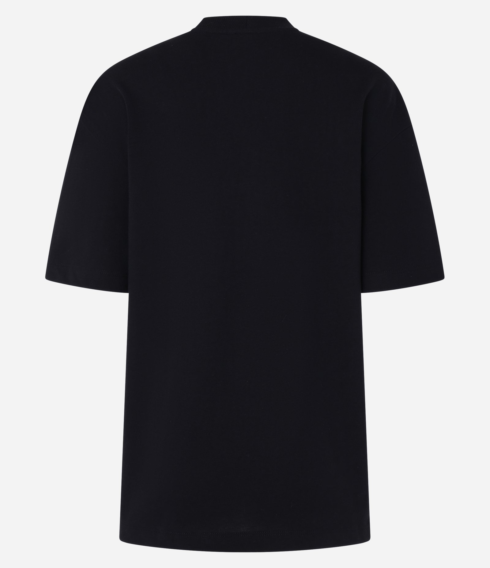 Camiseta Básica Relaxed em Malhão Preto 6