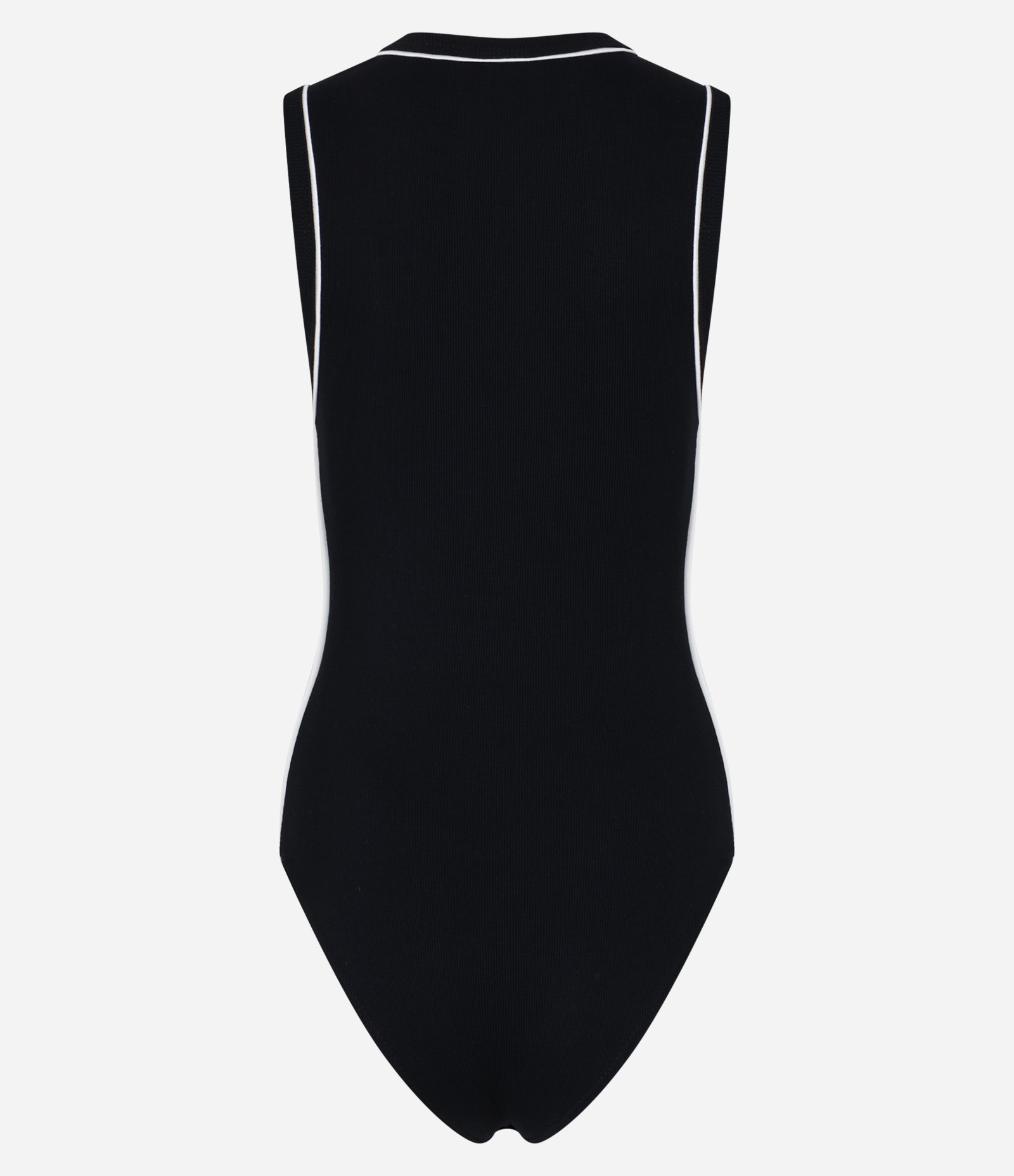 Body em Ribana com Viés Contrastante Preto 6