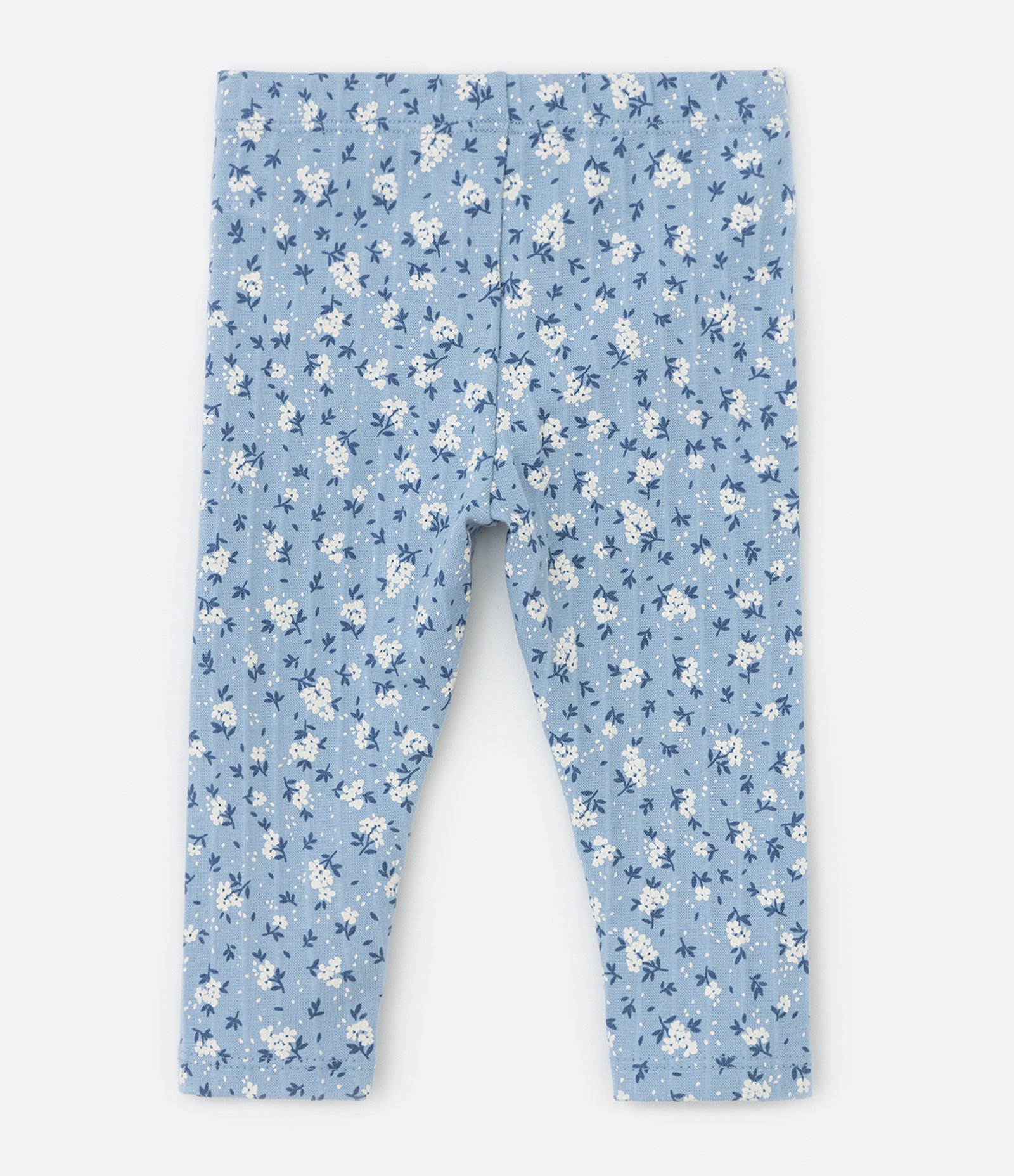 Conjunto Infantil Texturizado com Estampa Floral - RN a 18 meses Azul 10