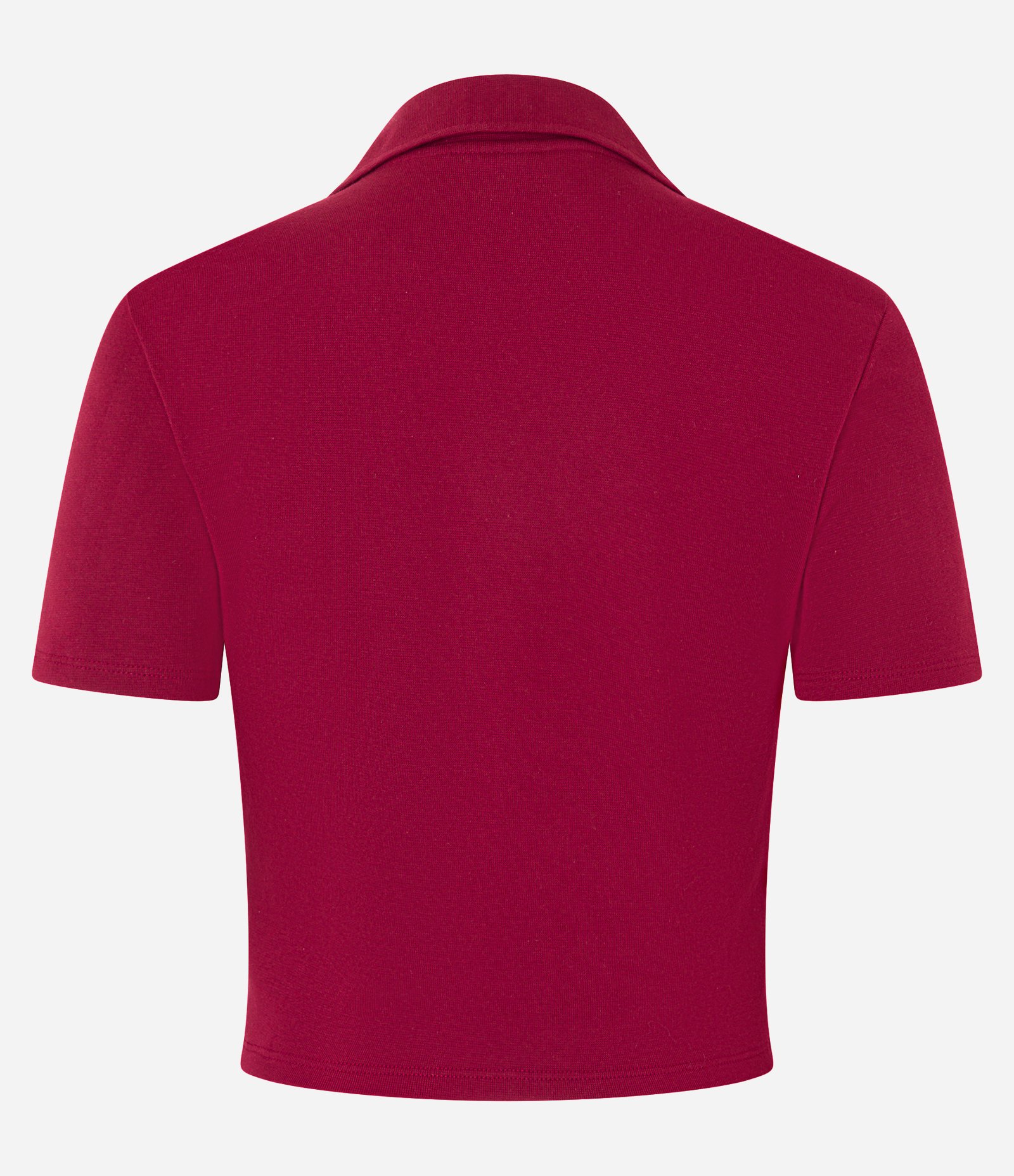 Blusa em Ribana com Gola Polo e Manga Curta 6