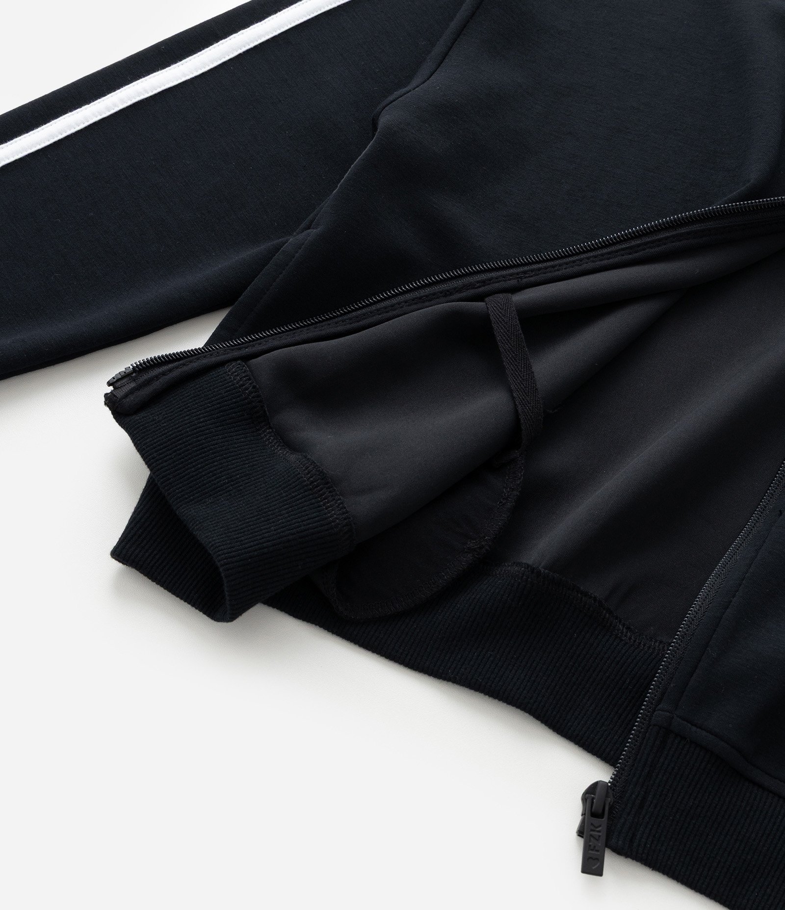 Jaqueta Infantil Bomber em Modal - Tam 7 a 14 Anos Preto 5