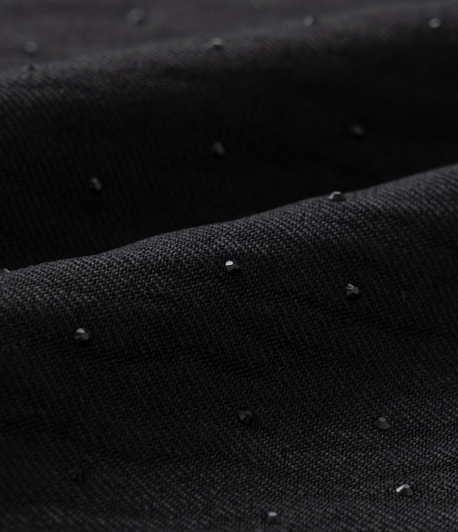 Calça Pantalona em Crepe com Brilhos Curve & Plus Size Preto 7