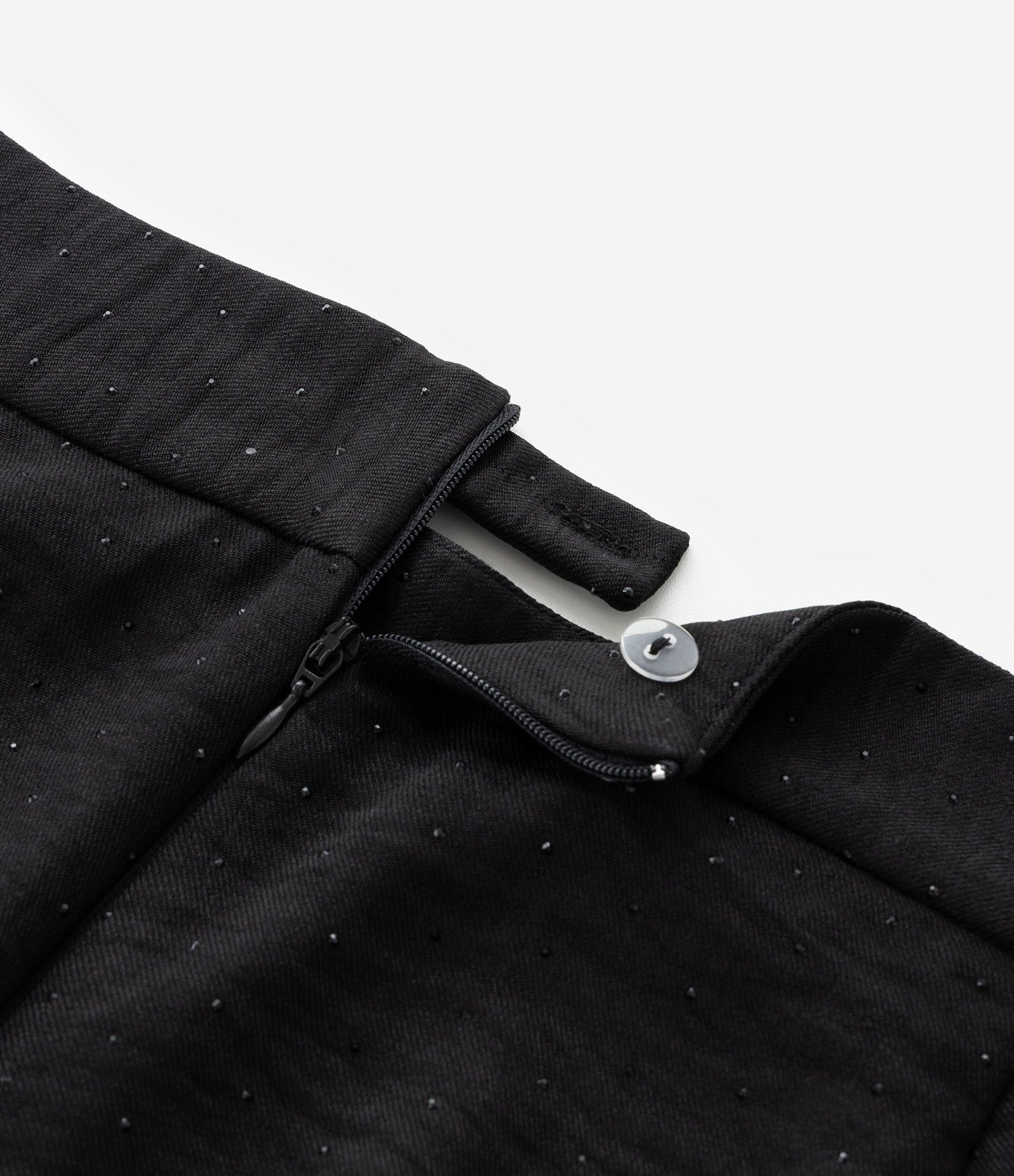 Calça Pantalona em Crepe com Brilhos Curve & Plus Size Preto 8