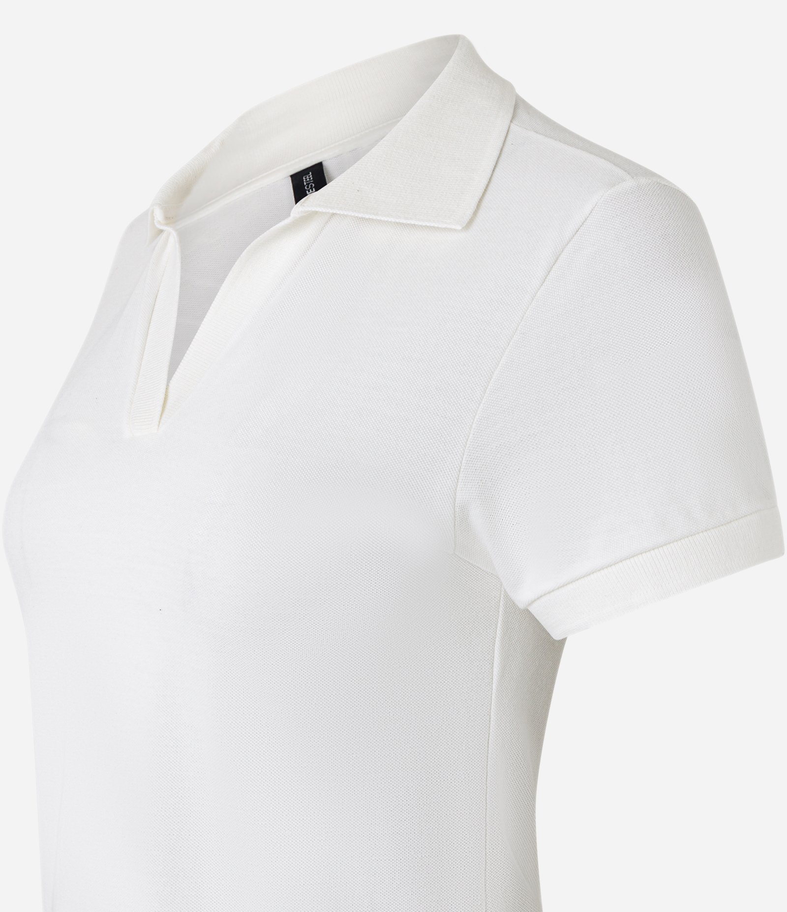 Blusa em Algodão com Gola Polo e Manga Curta Branco 5