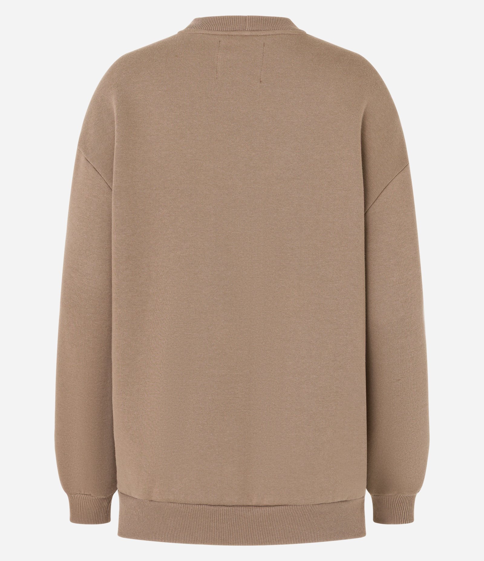 Moletom Slim com Forro Fleece e Estampa Mickey Marrom 2