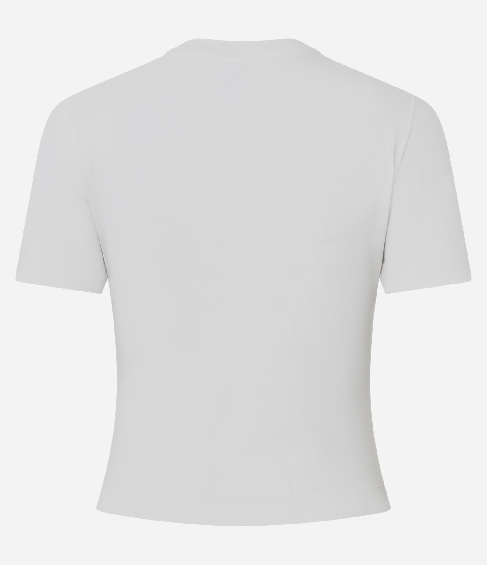 Blusa Baby Look em Algodão com Estampa USA Branco 6