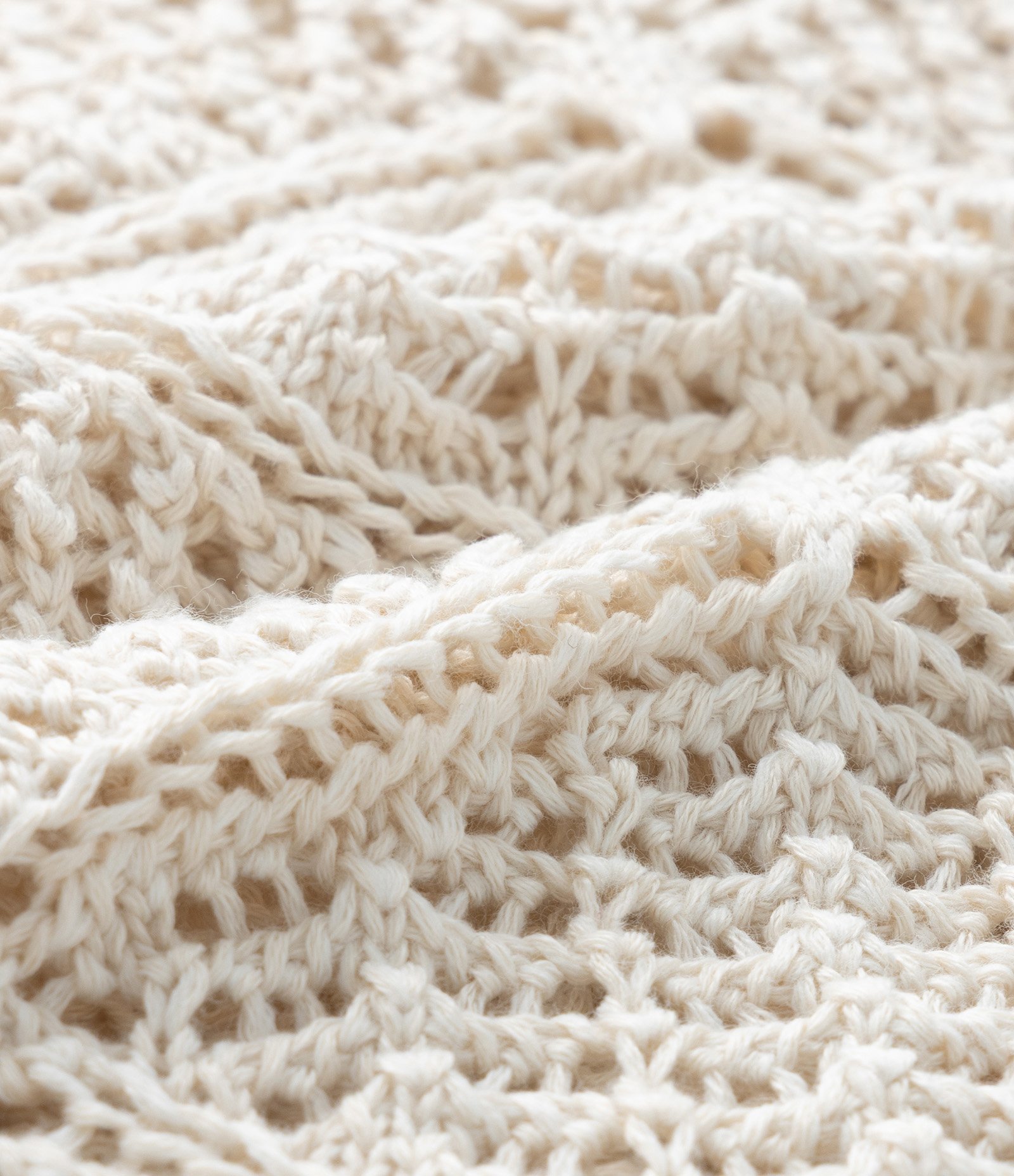 Blusa em Tricô com Ponto Aberto Curve & Plus Size Bege 6