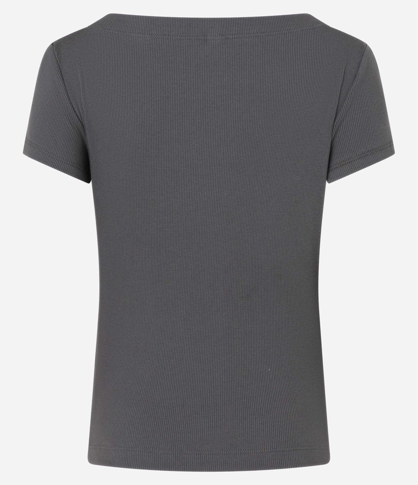 Blusa em Ribana com Decote Canoa e Manga Curta 7