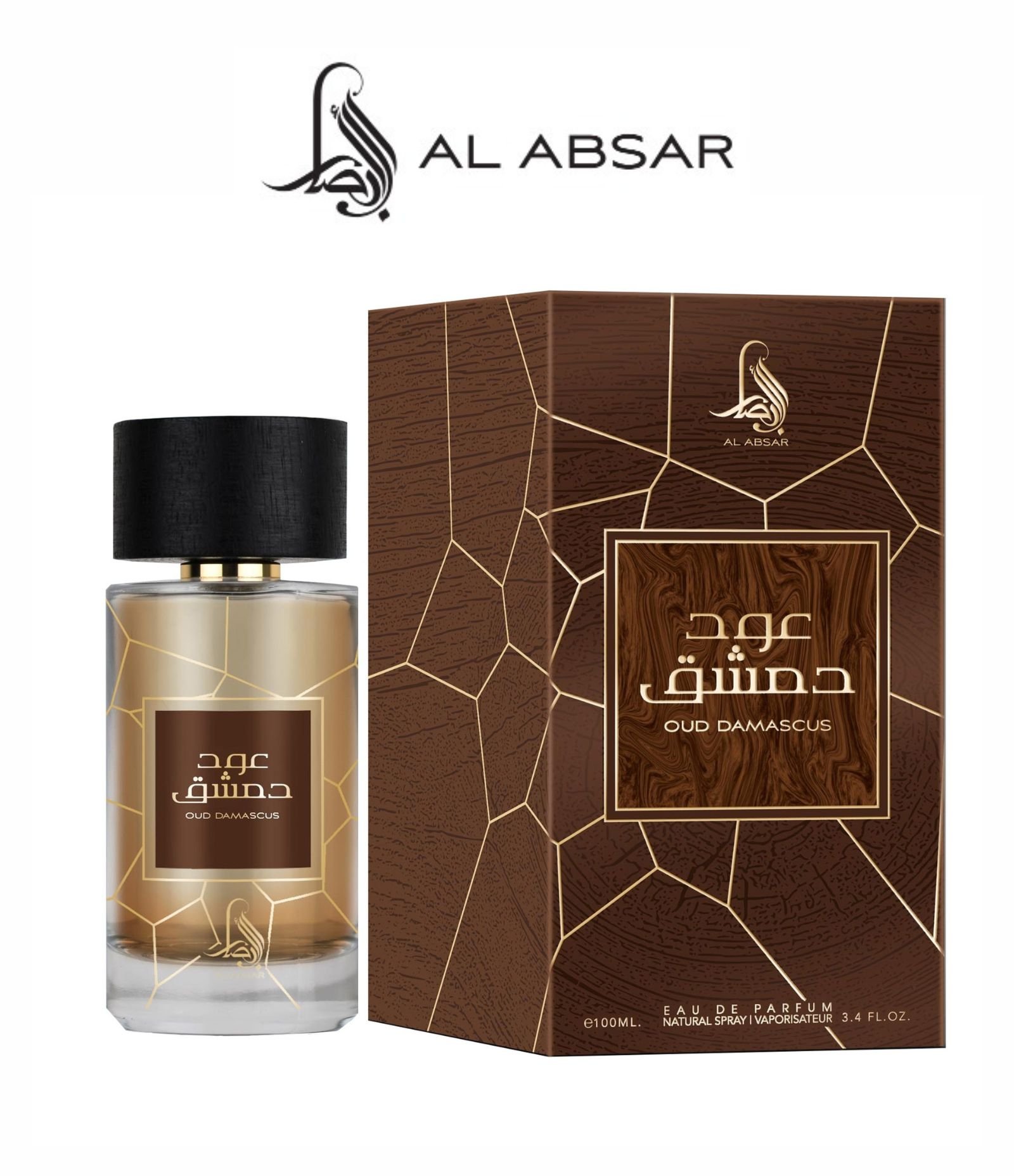 Perfume Al Absar Oud Damascus Eau de Parfum 100ml 2