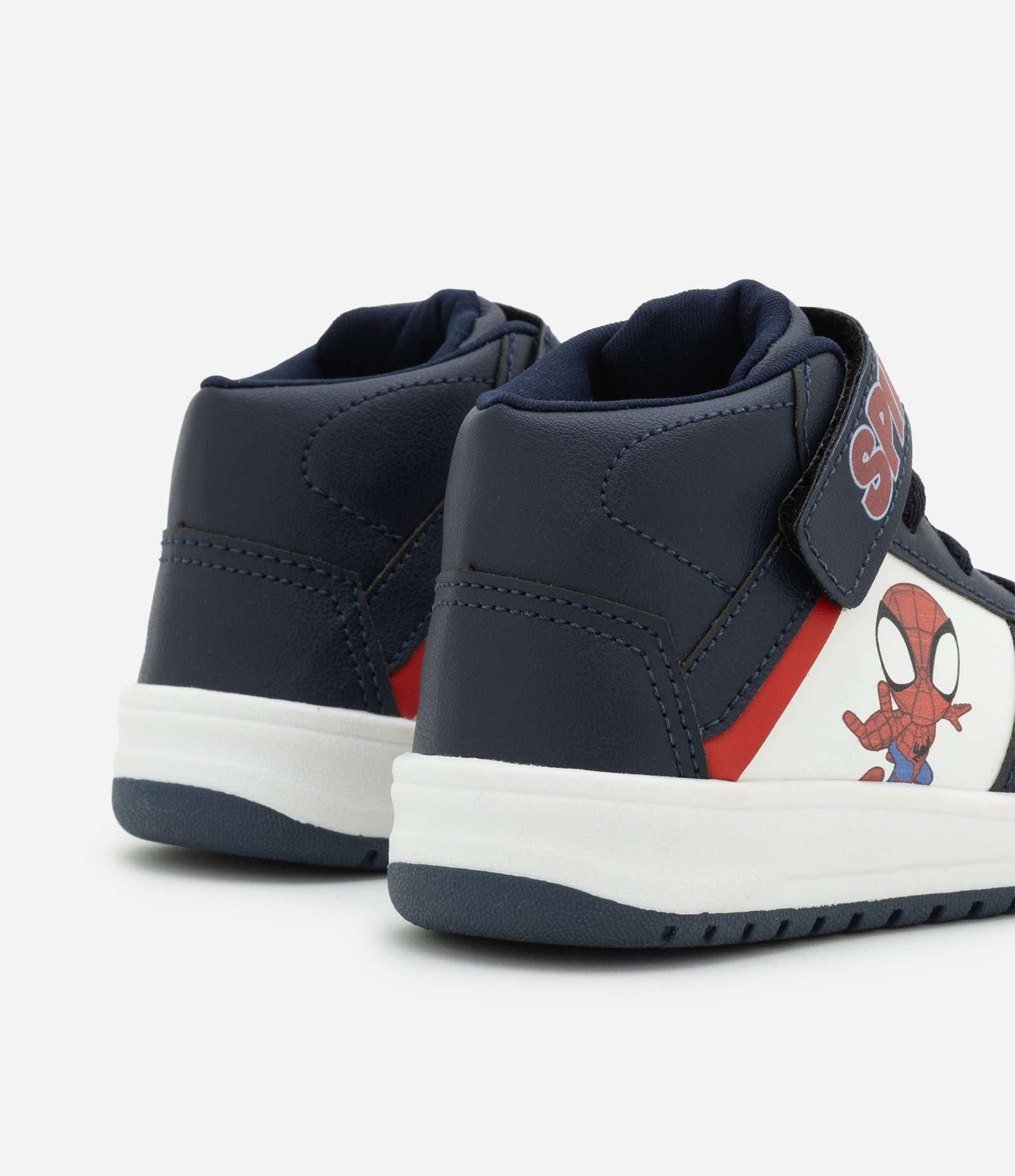 Tênis Abotinado Infantil com Estampa Spidey - Tam 20 a 27 Azul Escuro 2