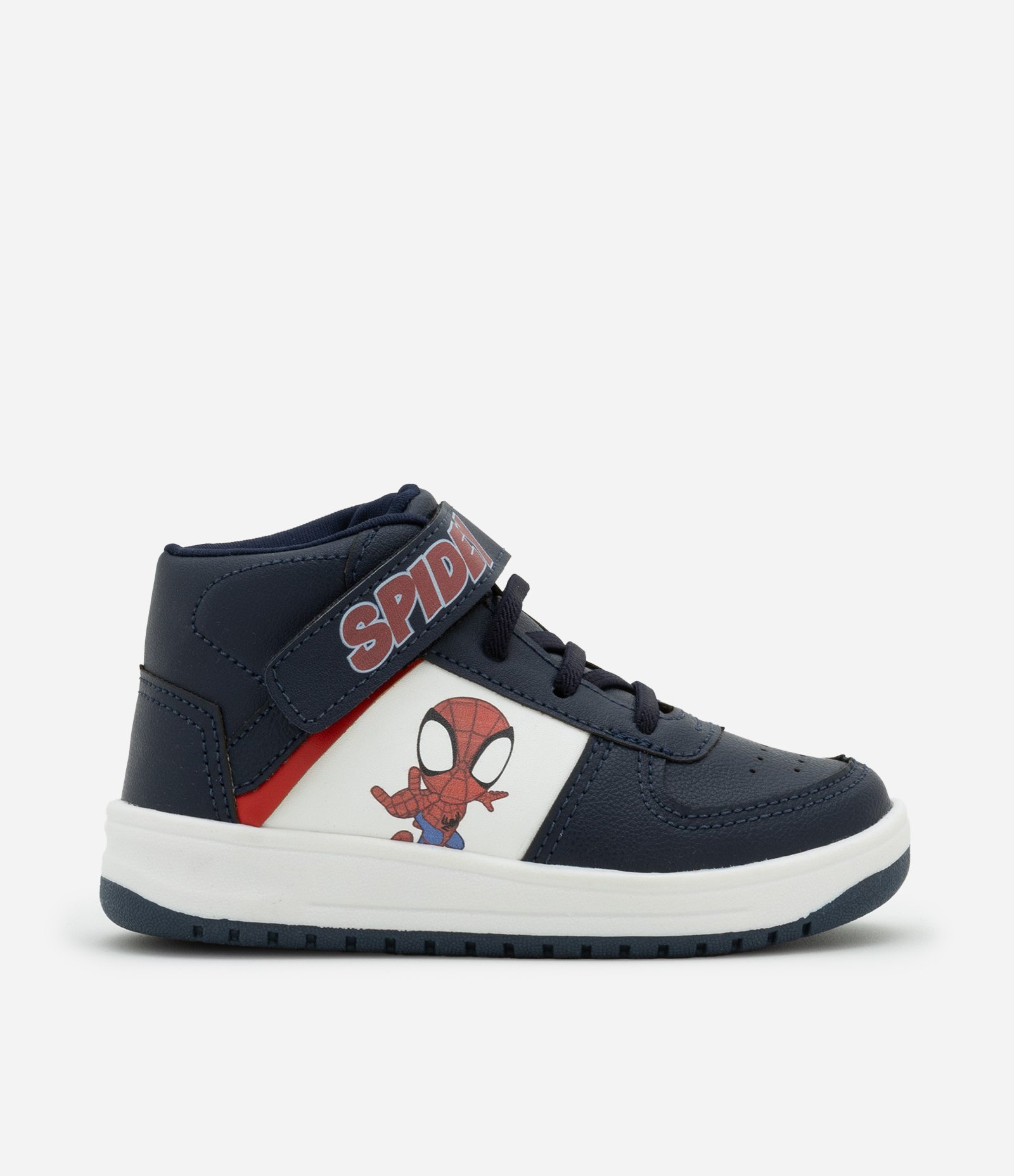 Tênis Abotinado Infantil com Estampa Spidey - Tam 20 a 27 Azul Escuro 6