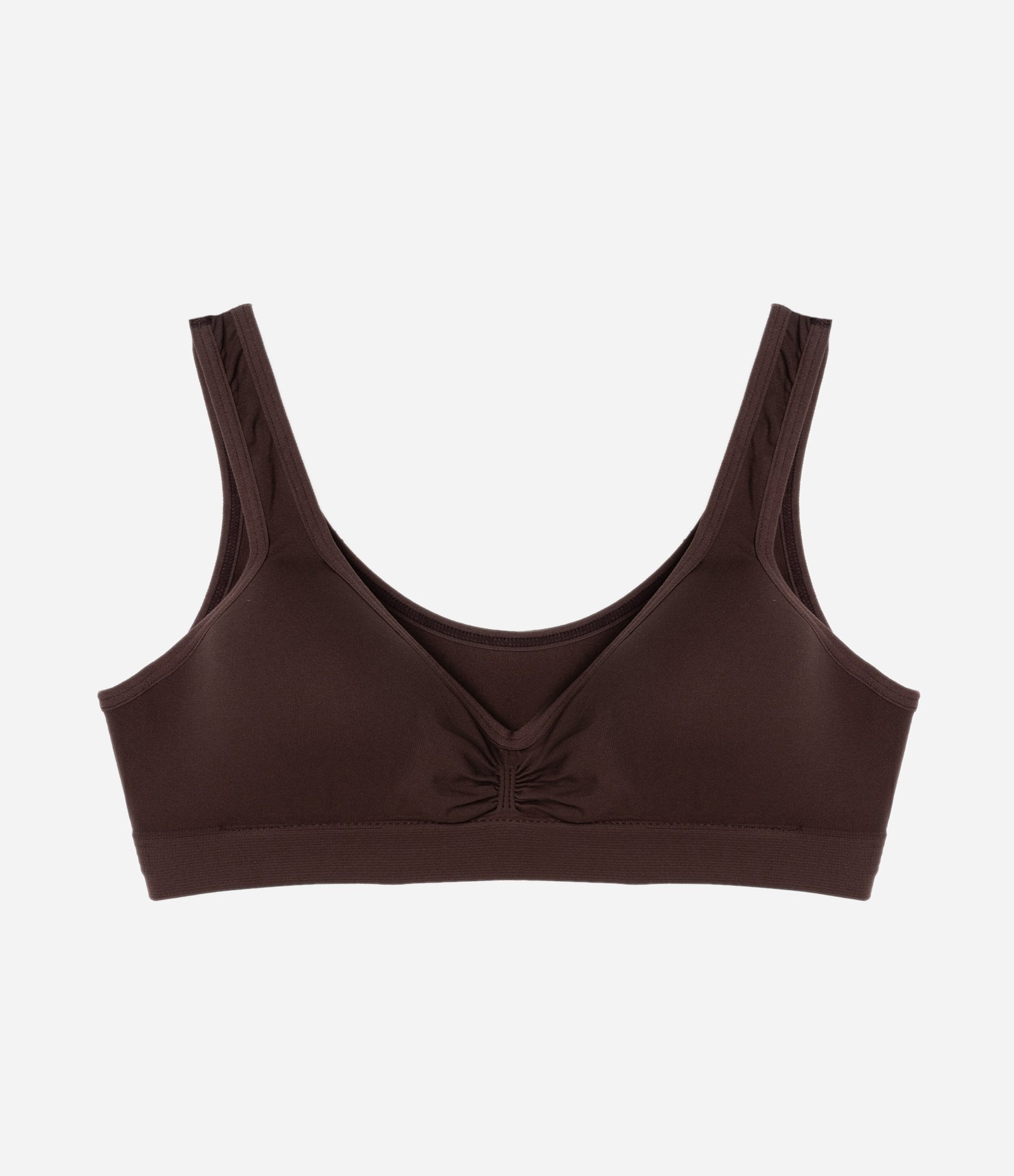 Sutiã em Microfibra com Bojo e sem Costura Trifil Marrom 5