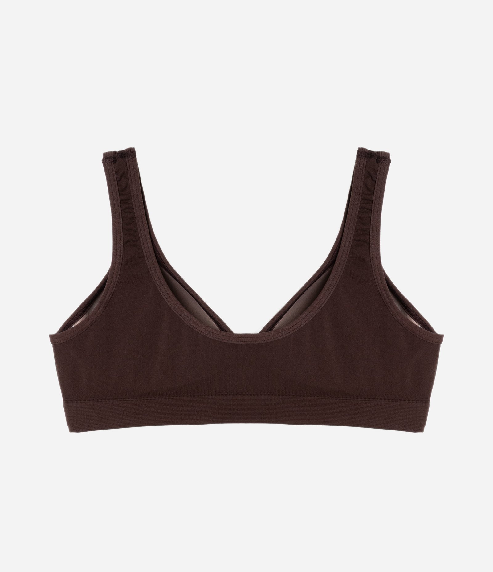 Sutiã em Microfibra com Bojo e sem Costura Trifil Marrom 6
