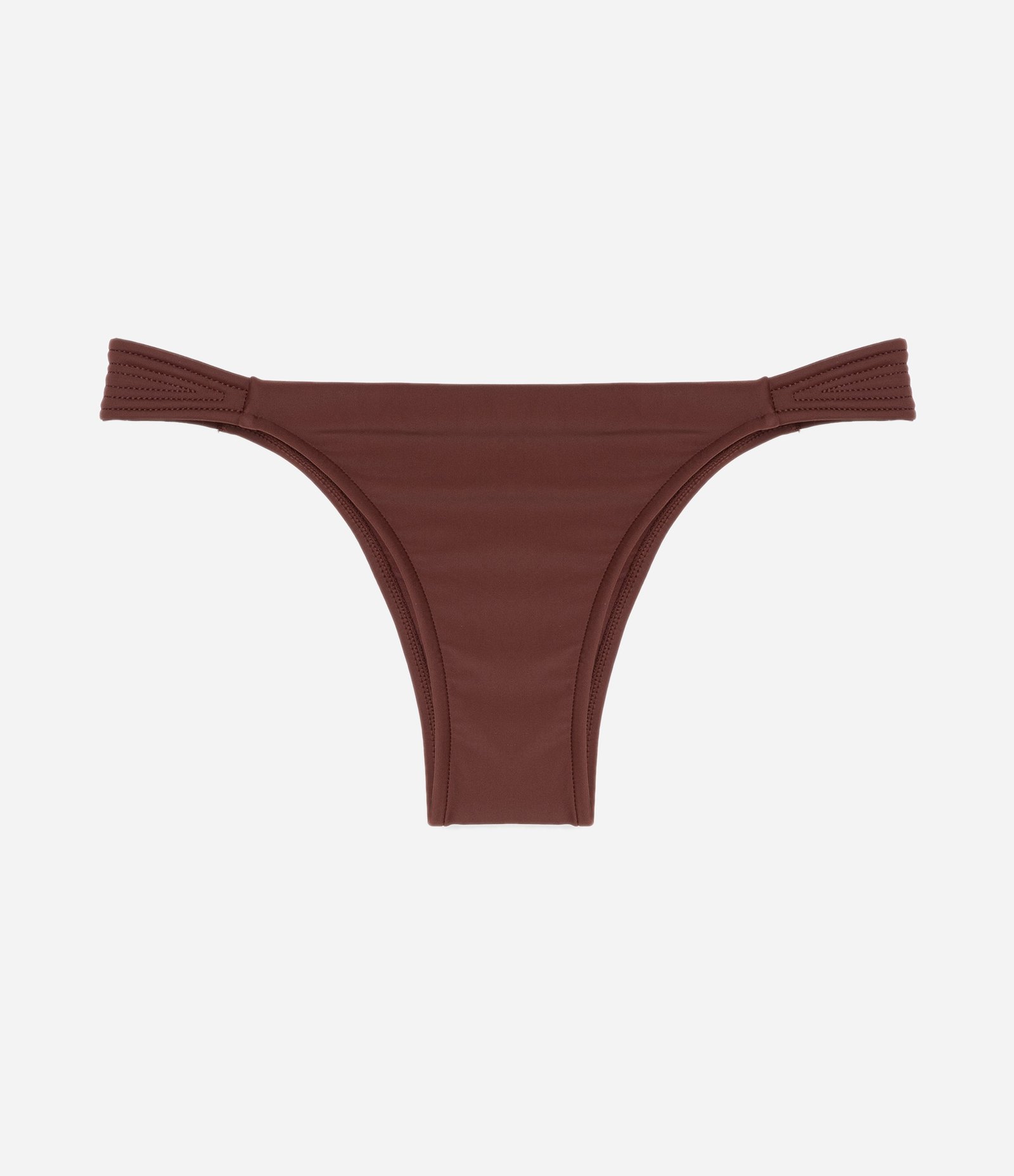 Biquíni Calcinha em Microfibra com Padding Lateral Marrom 5