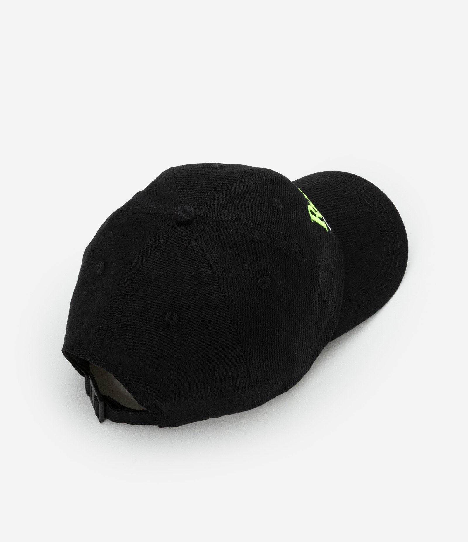 Boné Aba Curva em Sarja com Bordado Running Culture Preto 2