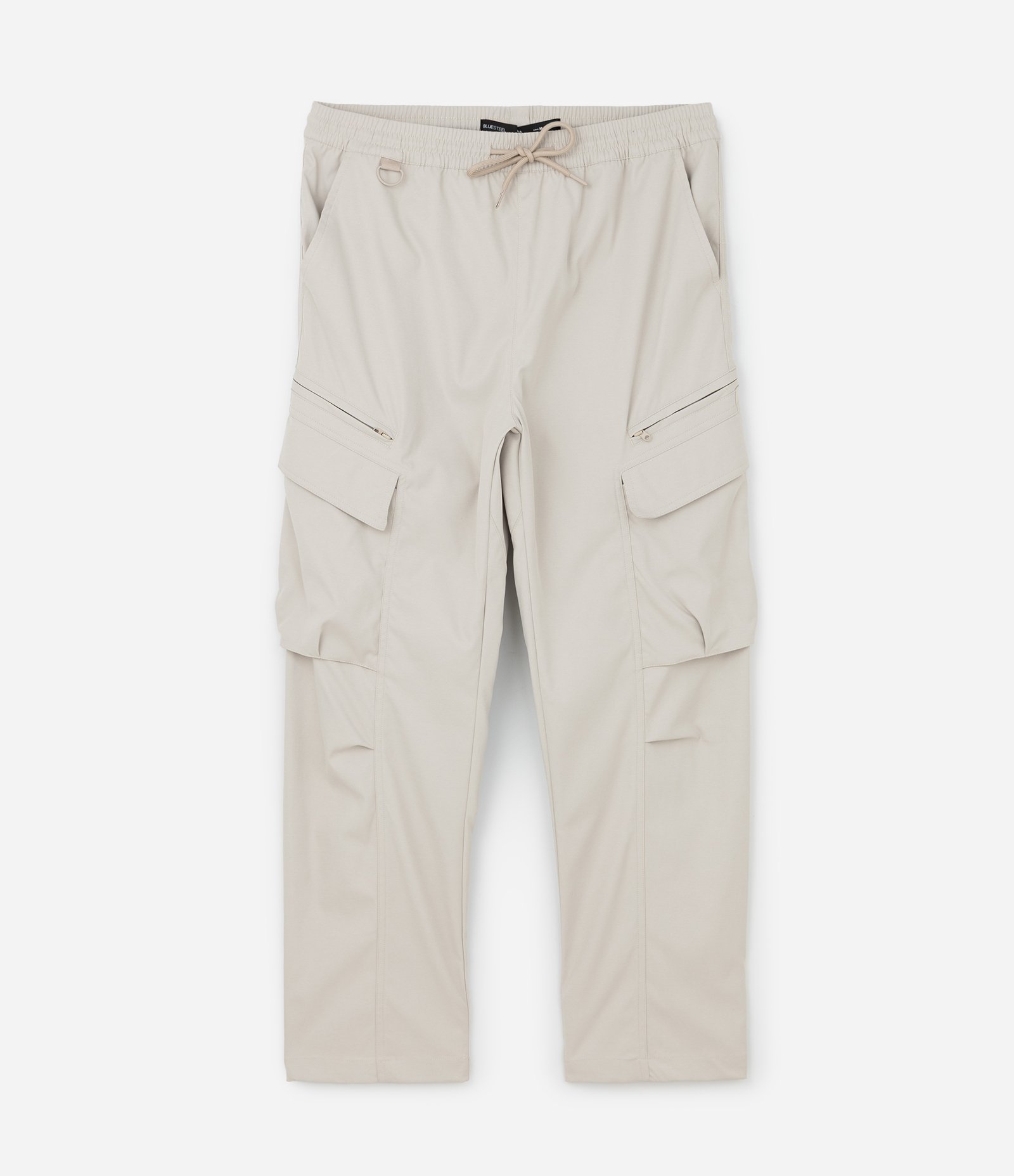 Calça Reta com Bolso Cargo Cinza 6