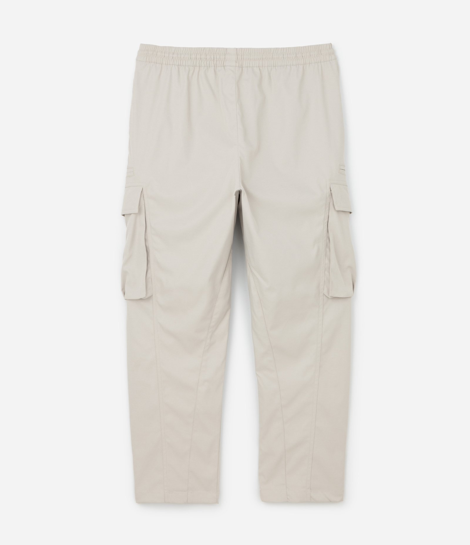 Calça Reta com Bolso Cargo Cinza 7
