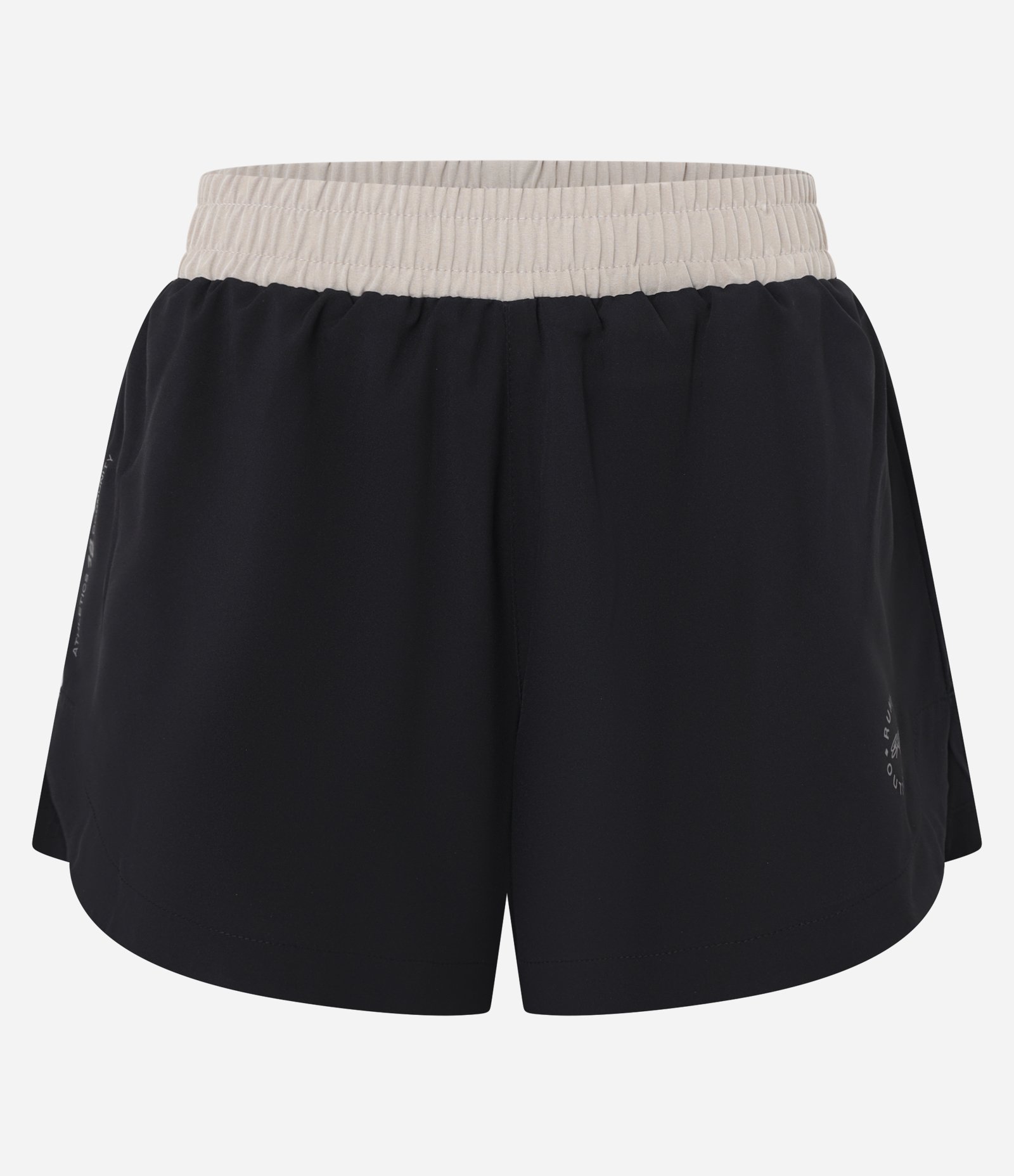 Bermuda Runner Esportiva em Poliamida com Cós Contrastante Preto 7