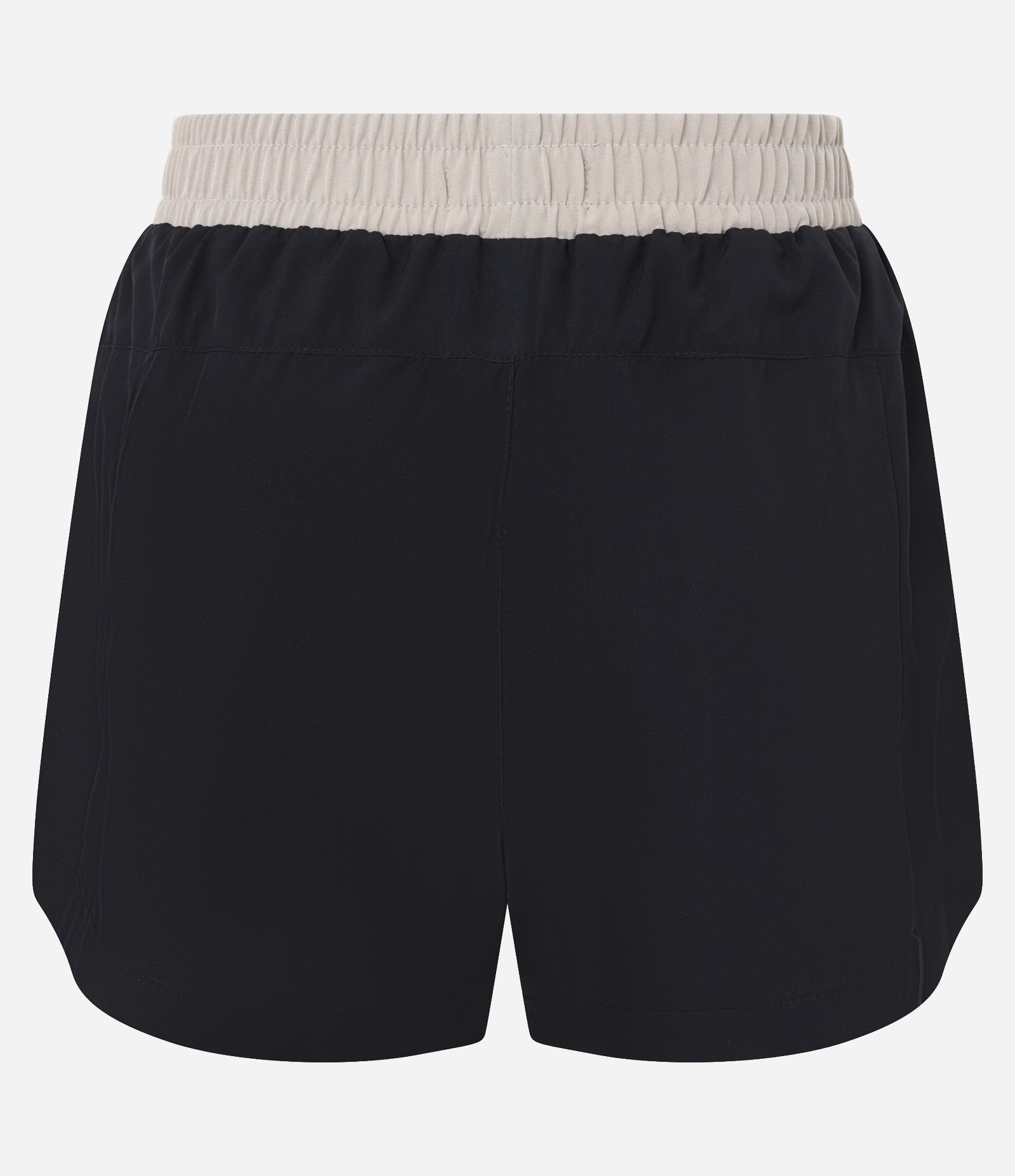 Bermuda Runner Esportiva em Poliamida com Cós Contrastante Preto 8