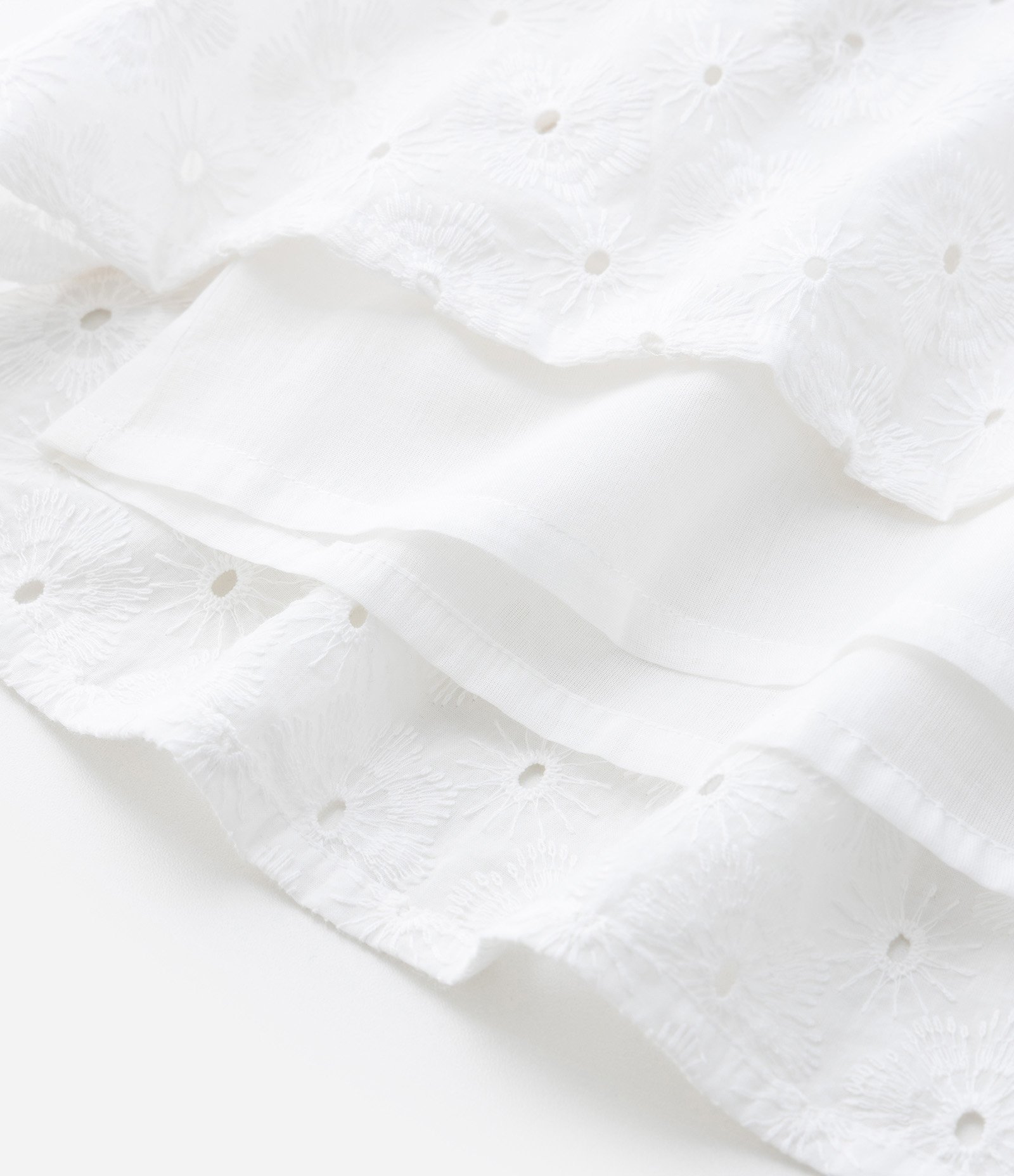 Vestido Marias Infantil em Laise com Cut Out - Tam 5 a 14 Anos Branco 6