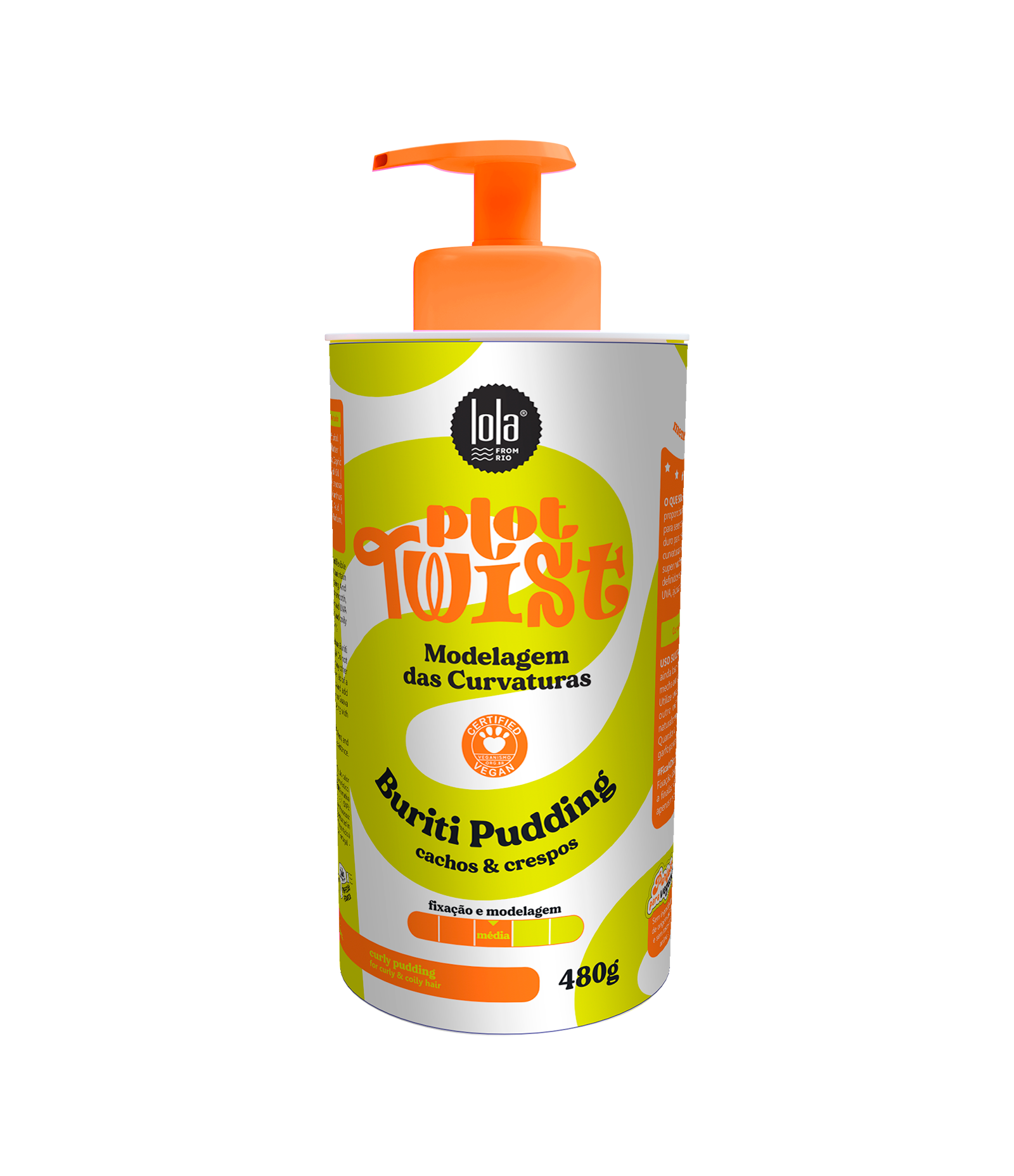 Modelador Capilar Buriti Pudding Plot Twist Lola from Rio 480G 1