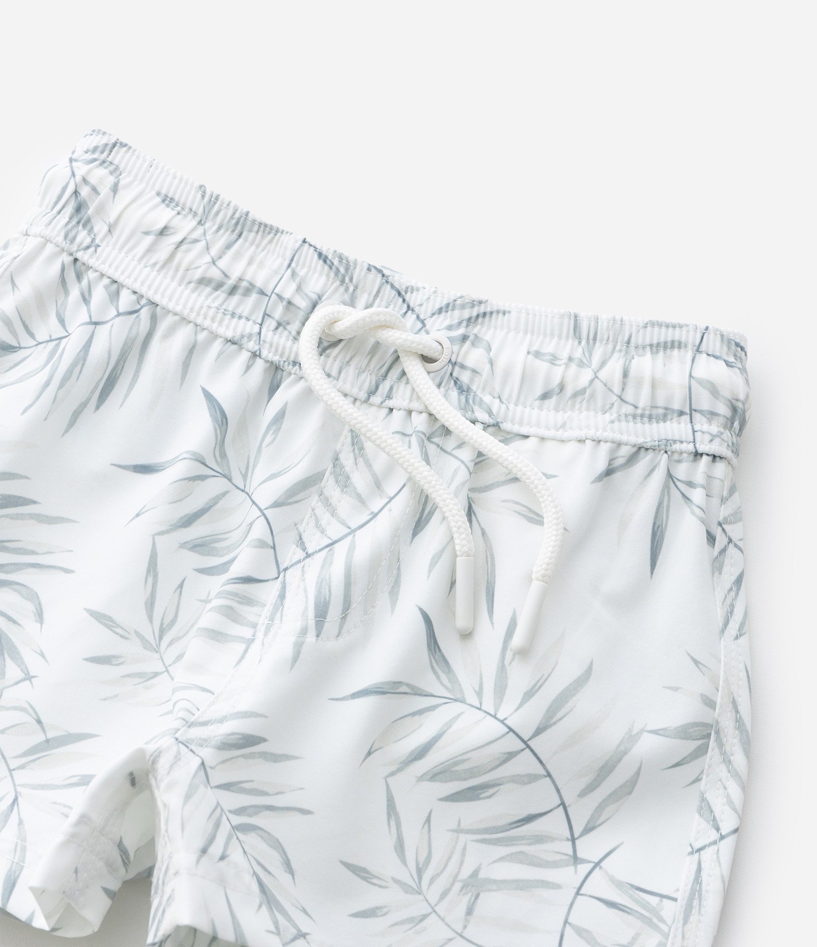 Bermuda Infantil com Estampa Folhagem - Tam 1 a 6 Anos Branco 7