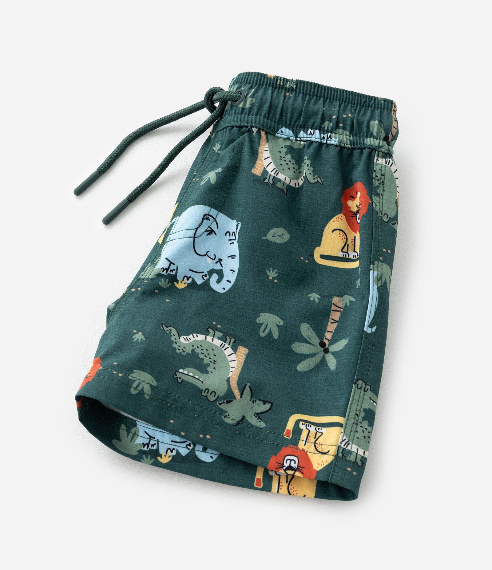 Bermuda Infantil com Estampa de Bichinhos - Tam 1 a 6 Anos Verde 4