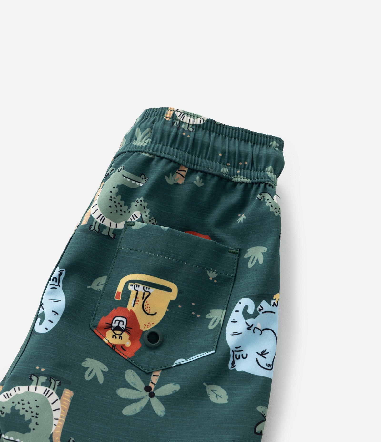 Bermuda Infantil com Estampa de Bichinhos - Tam 1 a 6 Anos Verde 5