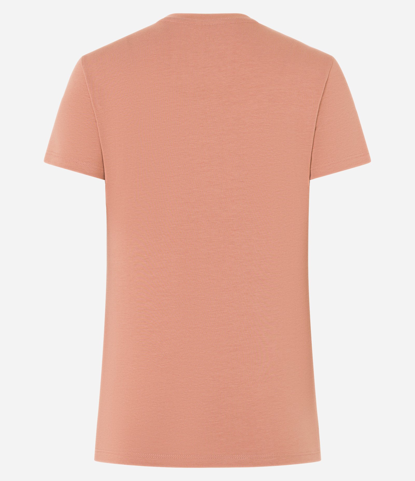 Blusa em Algodão Spandex com Manga Curta Marrom Caramelo 2