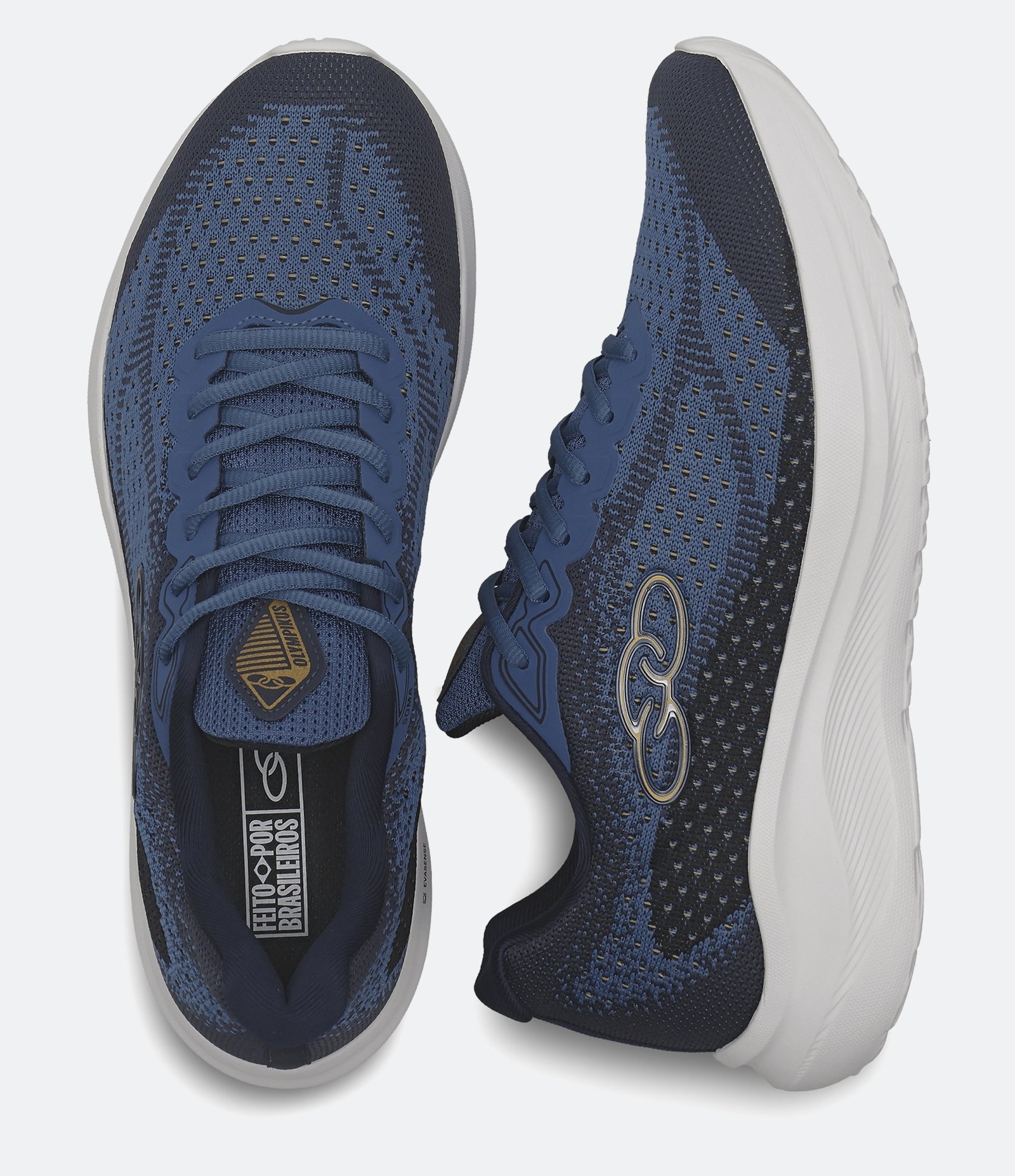 Tênis Esportivo com Respirabilidade e Textura Soma Olympikus Azul 2