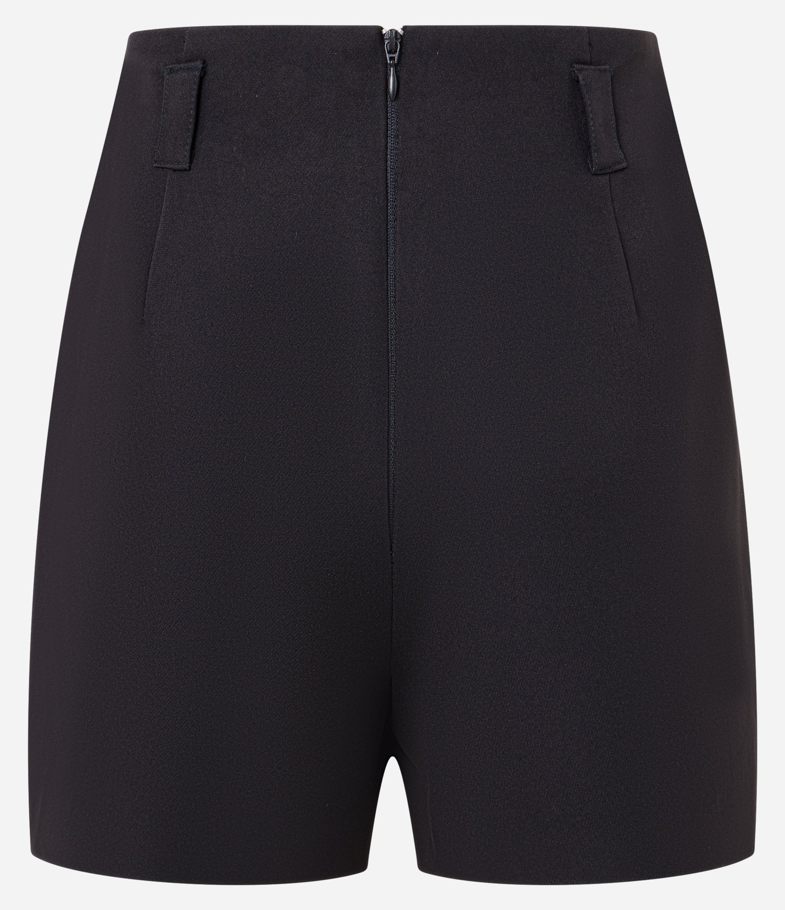 Short Alfaiatado com Passantes e Fivela Metalizada Preto 6
