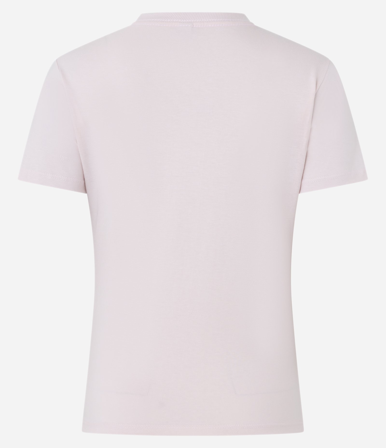 Camiseta Regular Básica em Algodão Rosa Claro 7
