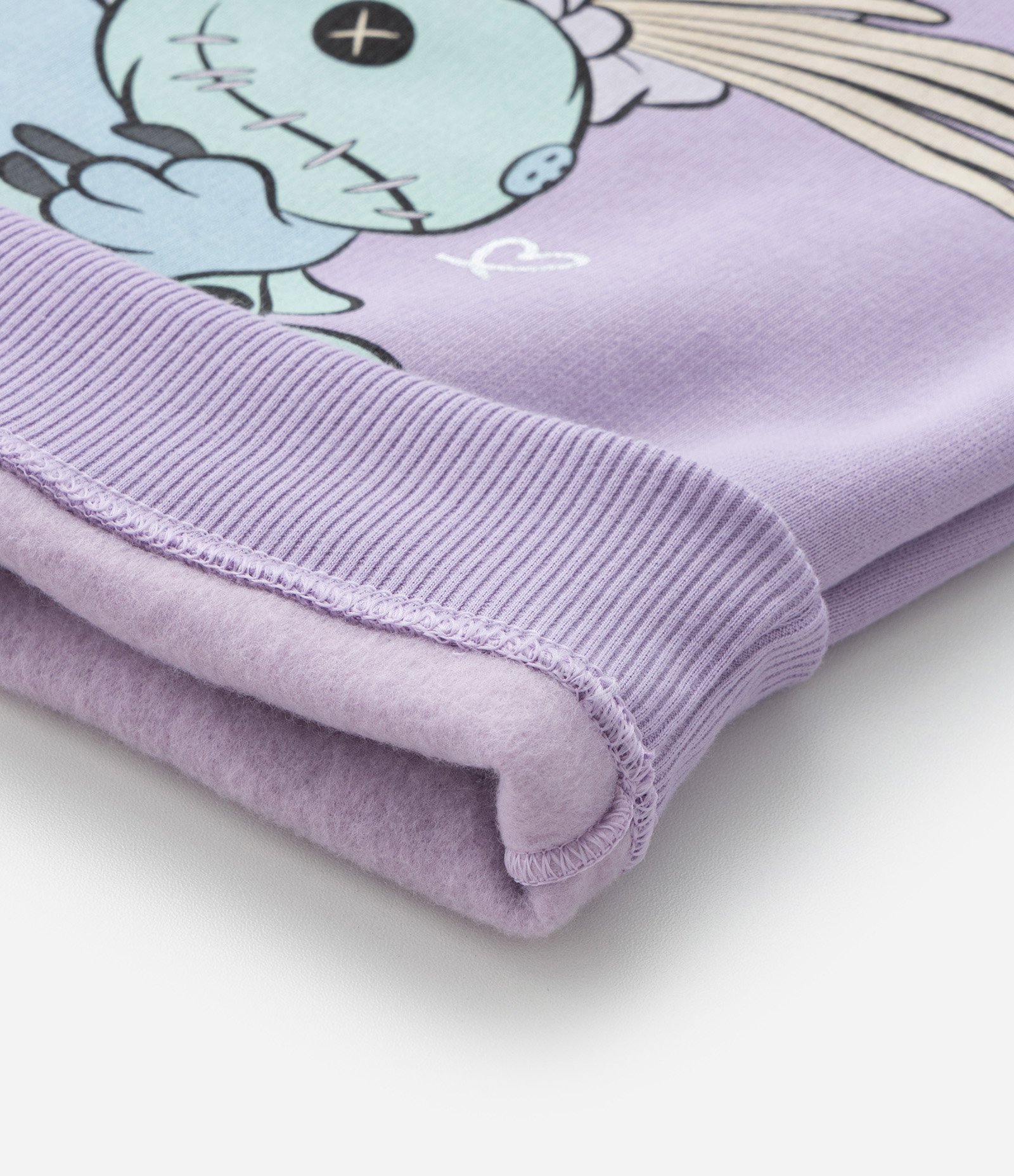 Casaco Infantil com Estampa Stitch e Xepa Abraçados - Tam 1 a 14 Anos Lilás 3