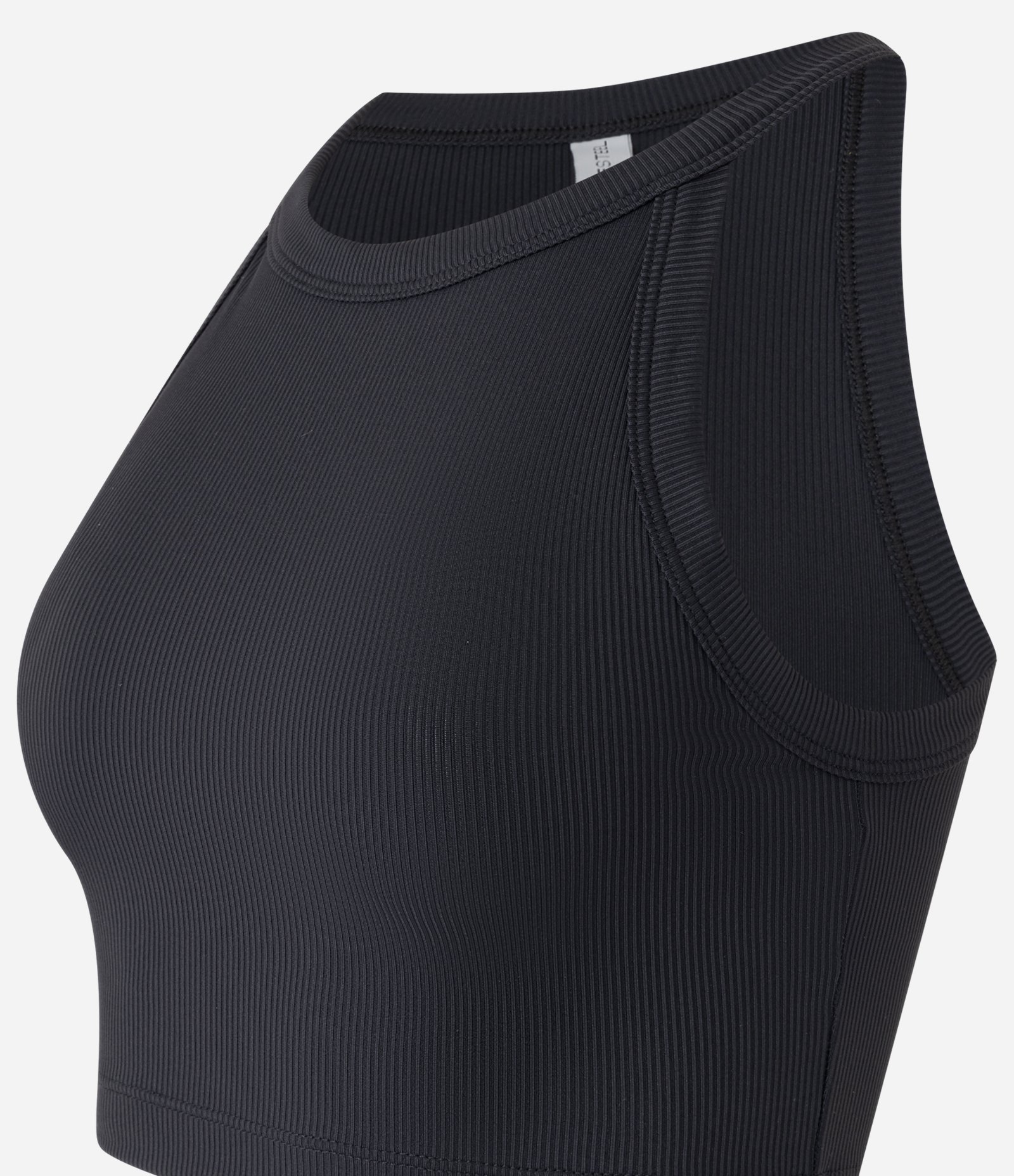 Blusa em Ribana com Gola Halter Preto 5