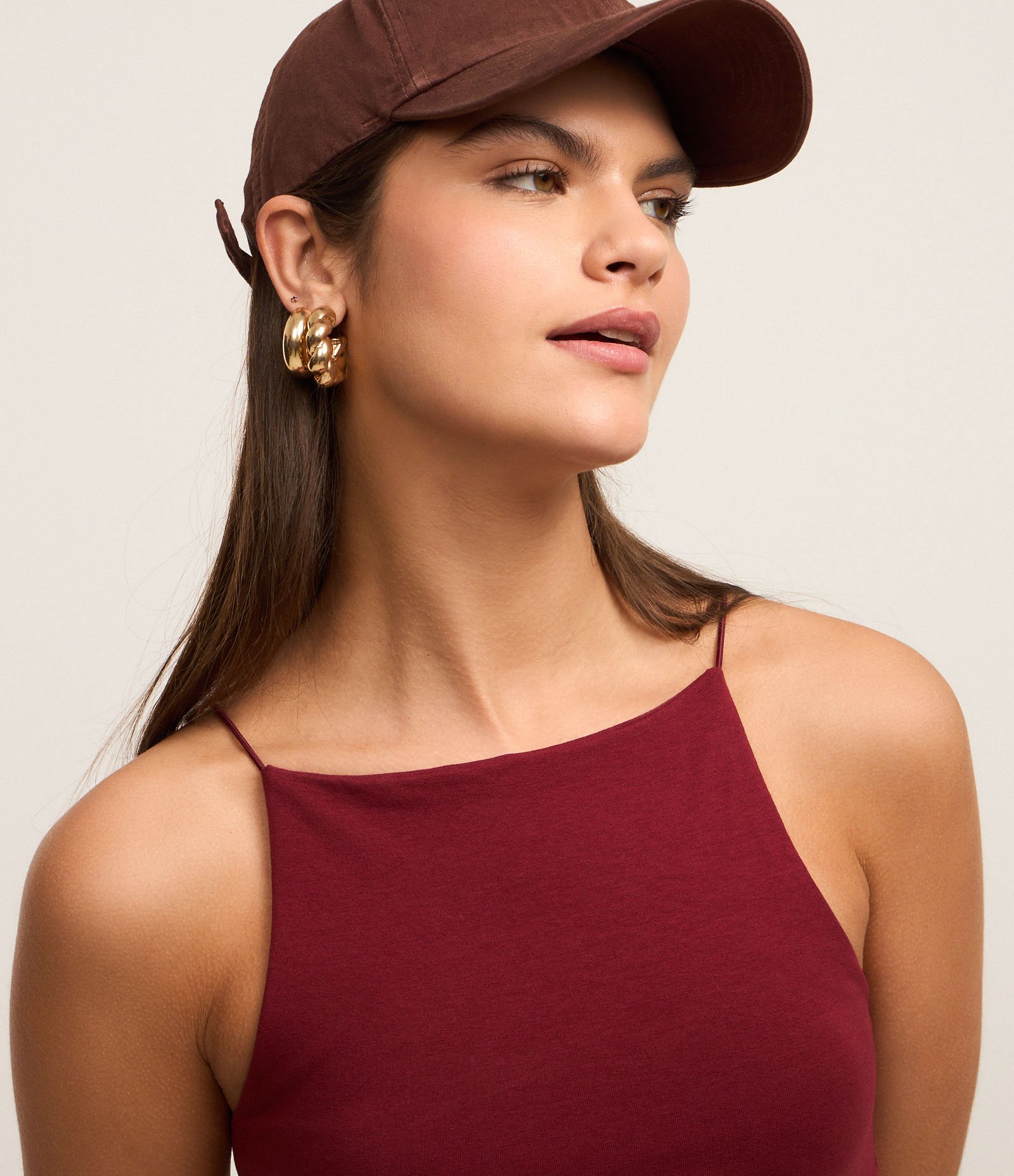 Blusa sem Manga com Decote Halter e Alça Elástico 3